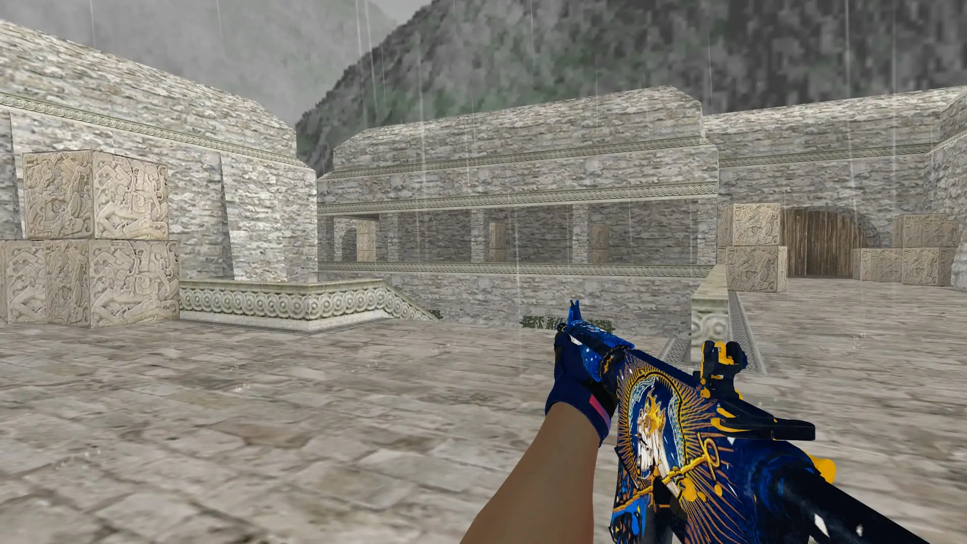M4A1 — Na'Vi flamie Inventory — de_aztec (first person)
