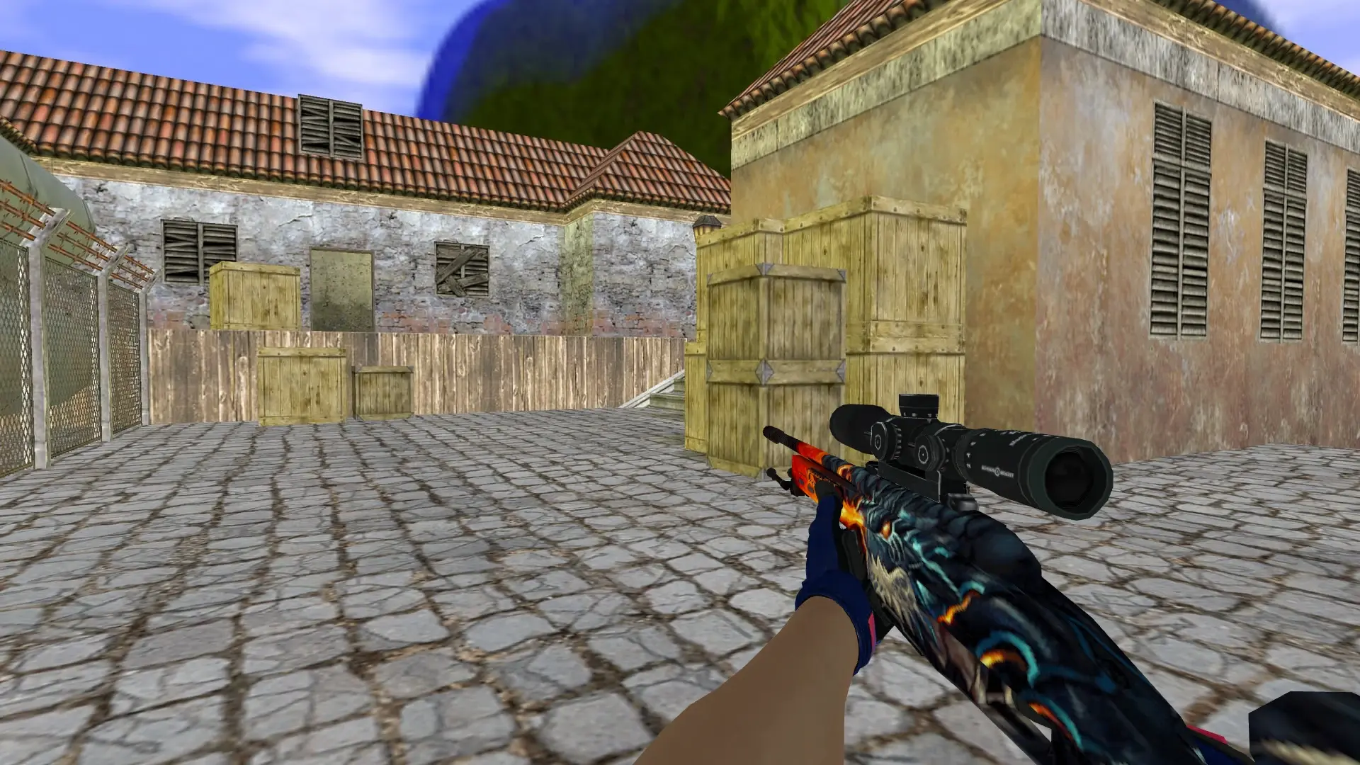 Scout — Na'Vi flamie Inventory — de_inferno (first person)