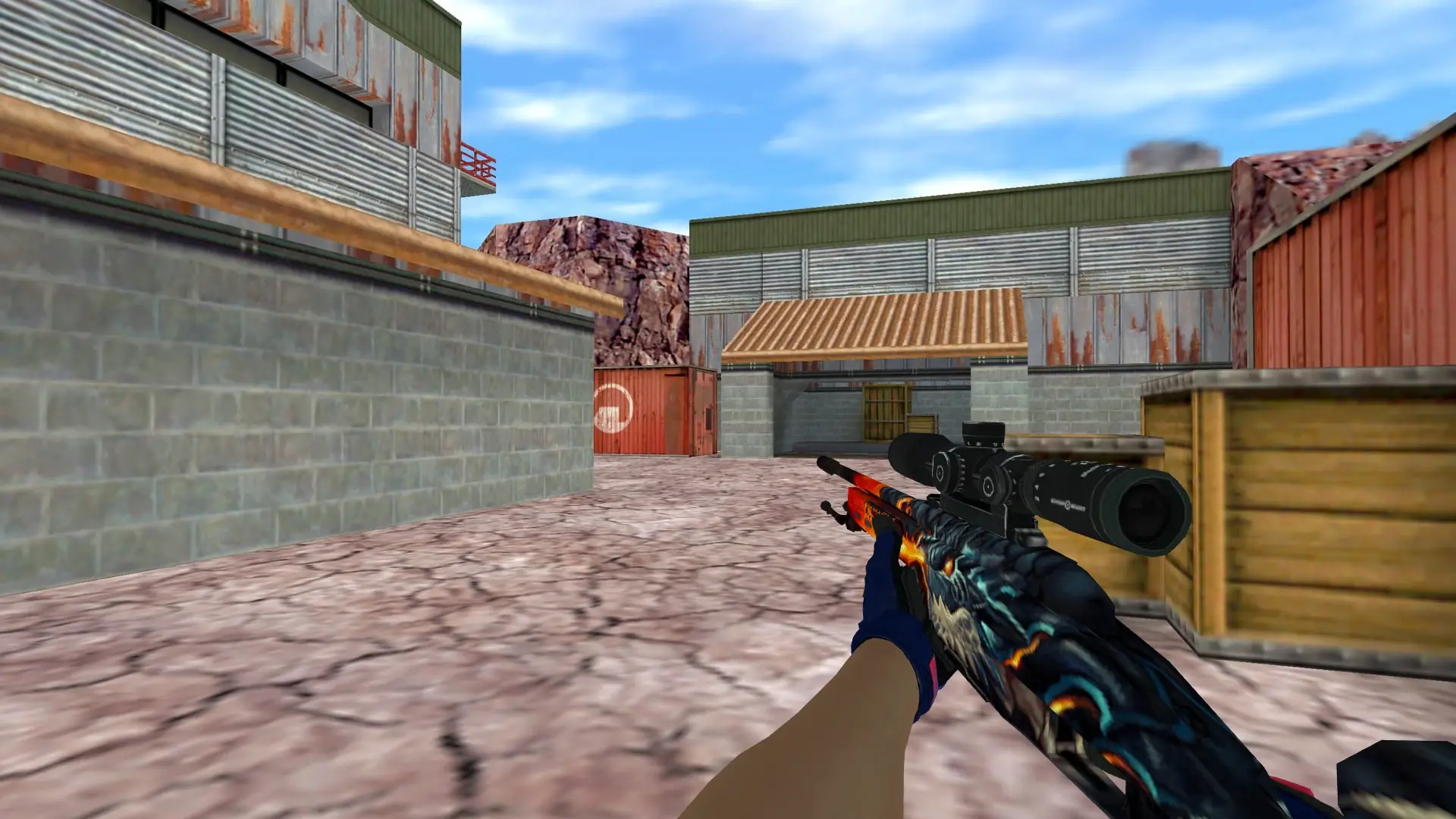 Scout — Na'Vi flamie Inventory — de_nuke (first person)