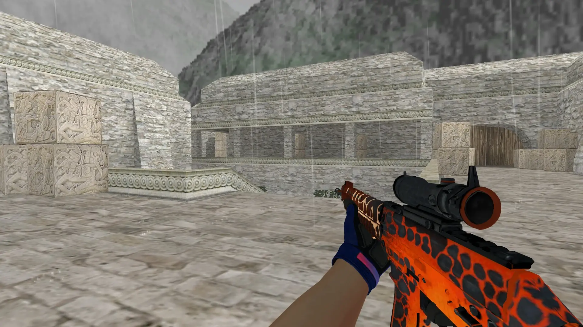 SG552 — Na'Vi flamie Inventory — de_aztec (first person)