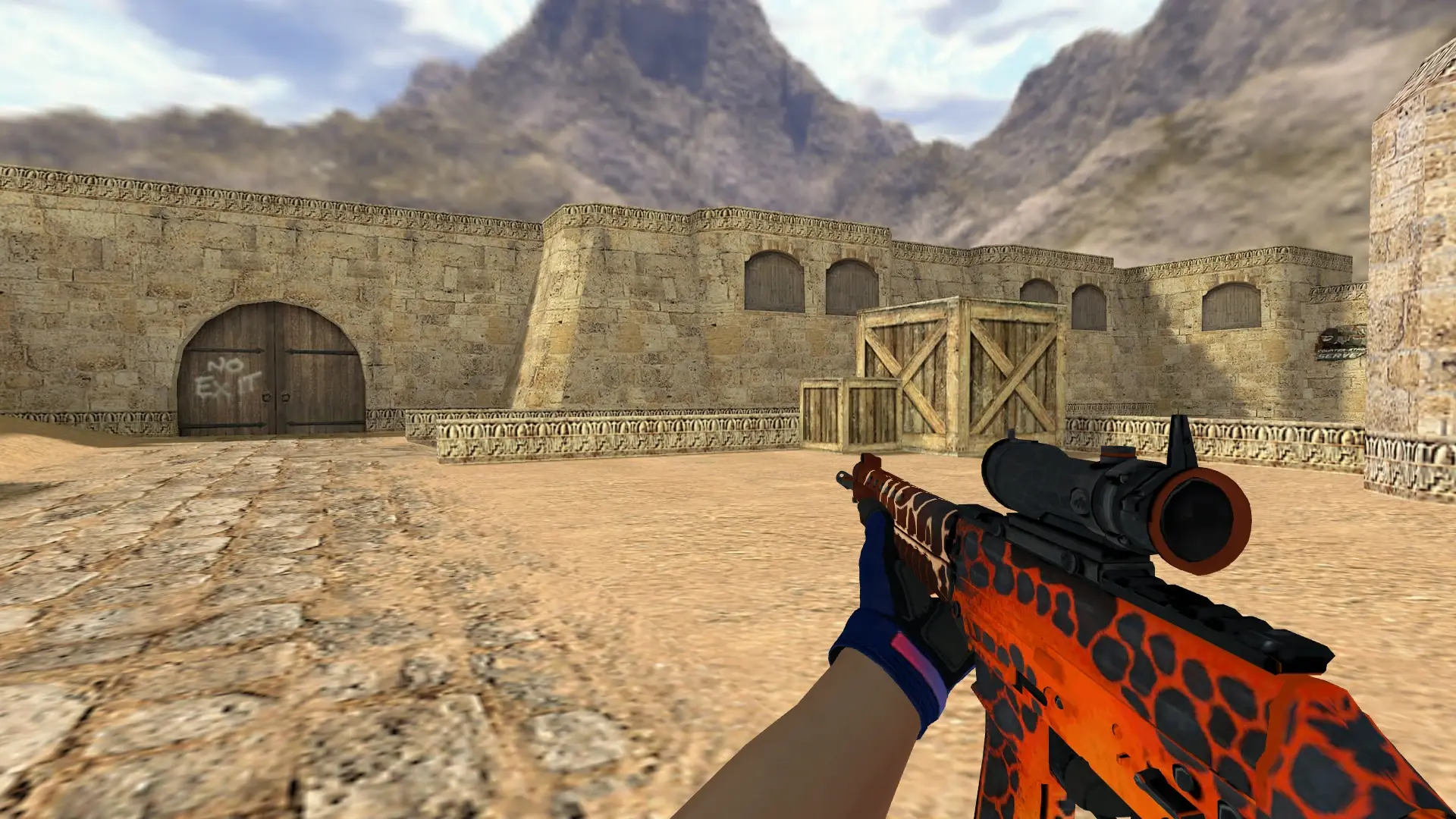 SG552 — Na'Vi flamie Inventory — de_dust2 (first person)
