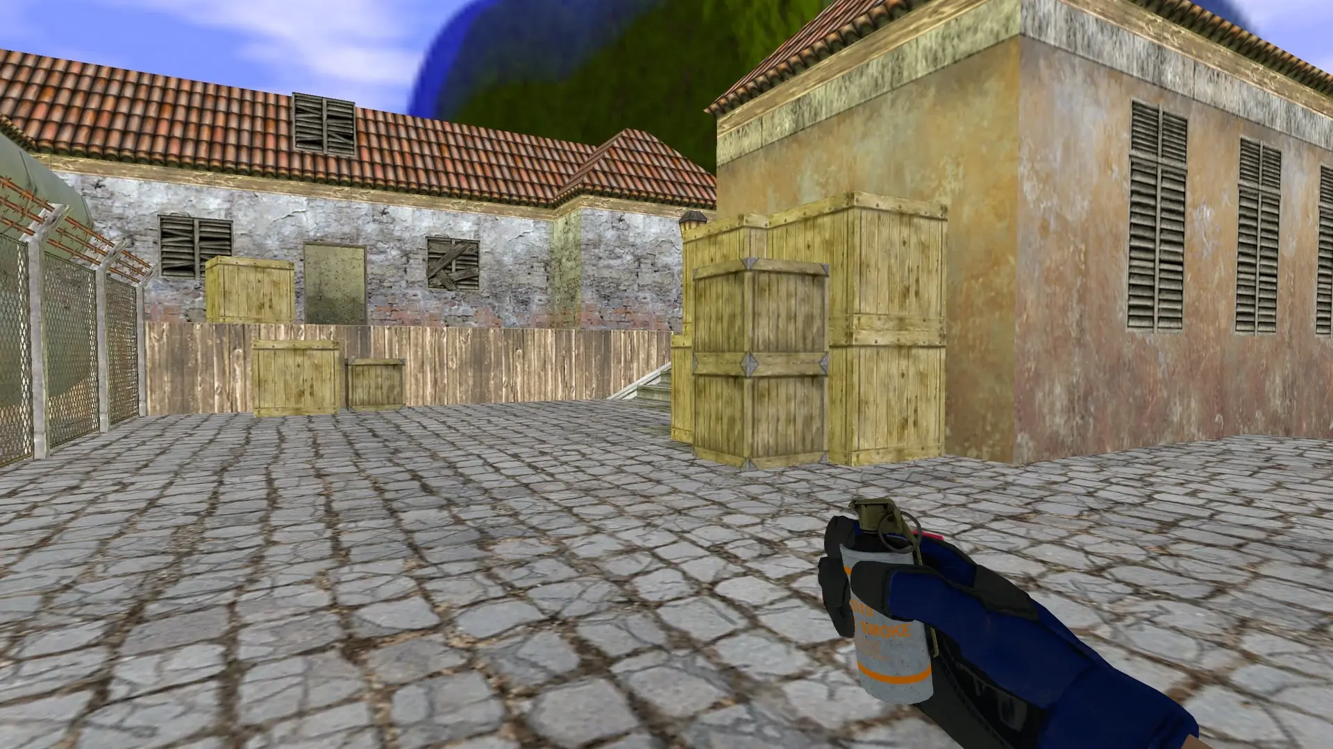 Smoke Grenade — Na'Vi flamie Inventory — de_inferno (first person)