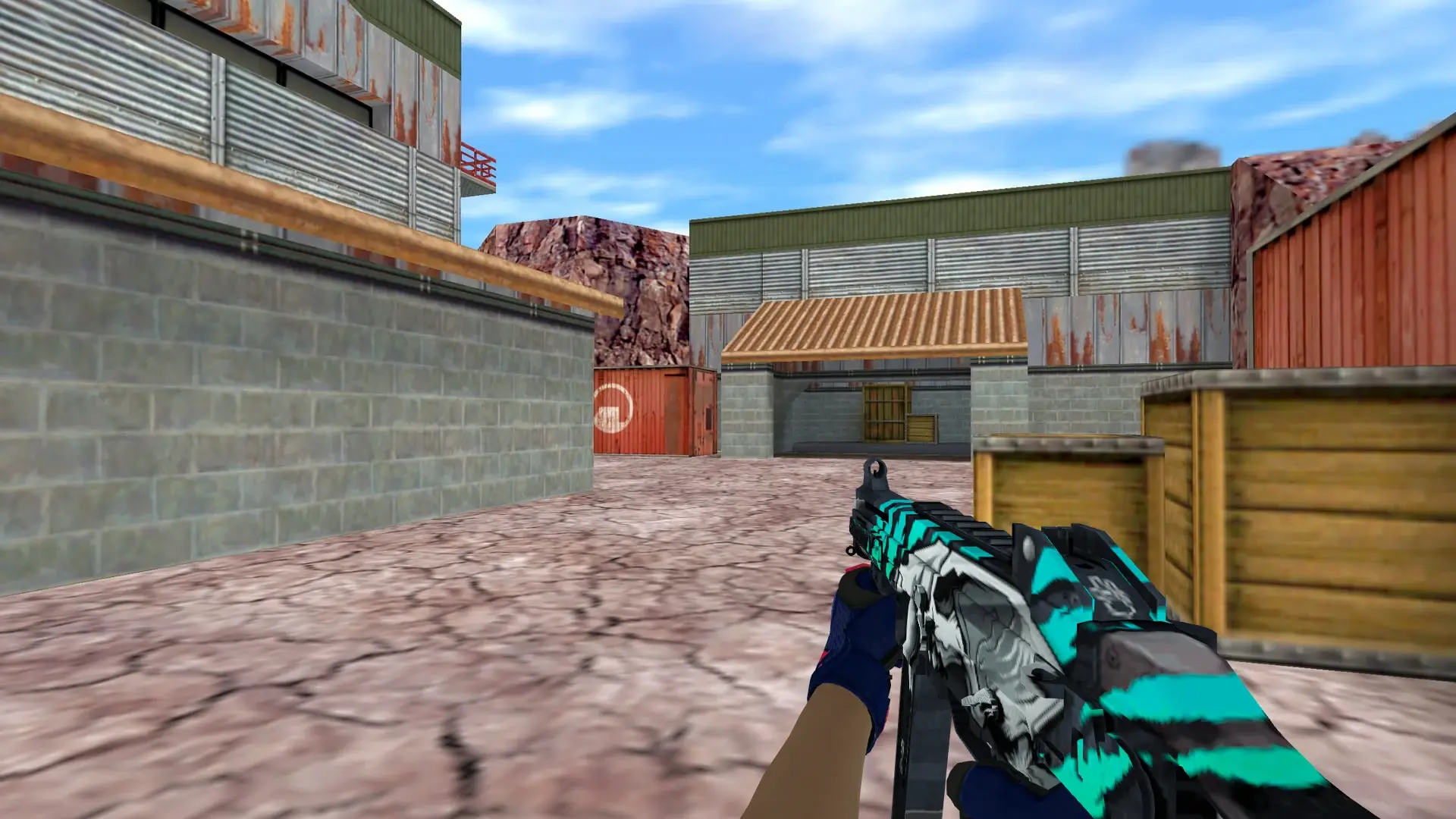 UMP-45 — Na'Vi flamie Inventory — de_nuke (first person)