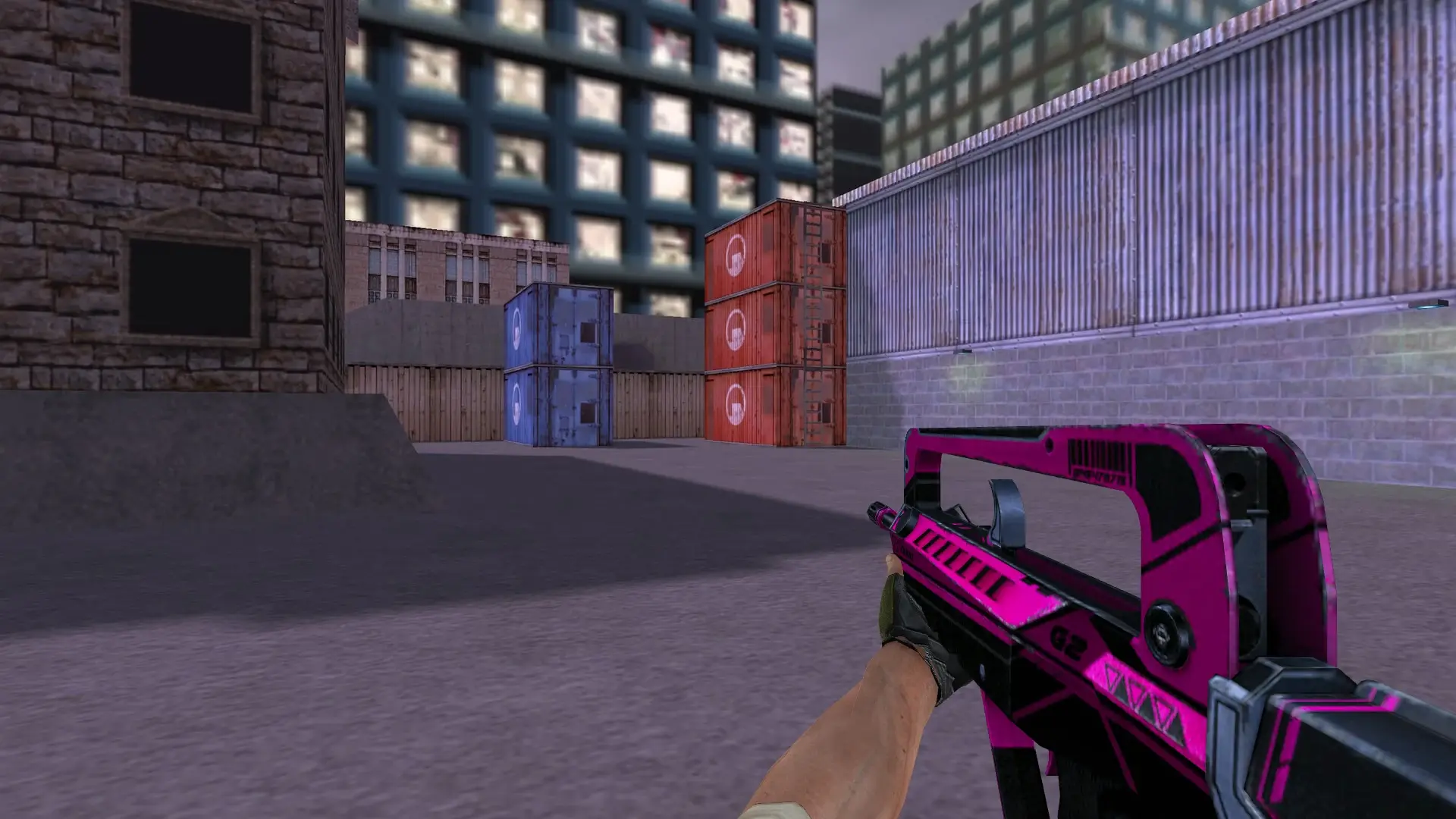FAMAS — Neon Pink Set — cs_assault (first person)