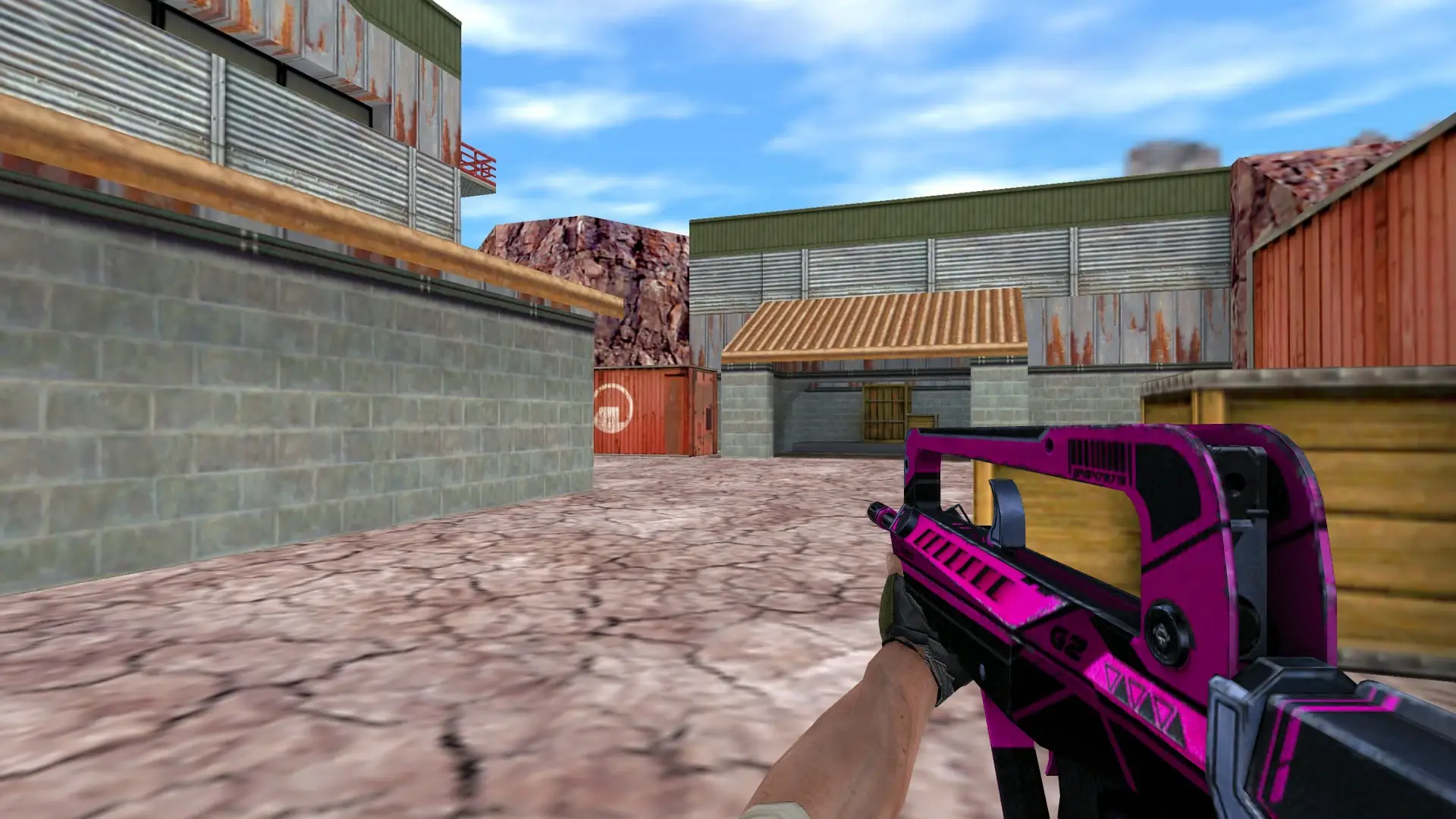 FAMAS — Neon Pink Set — de_nuke (first person)
