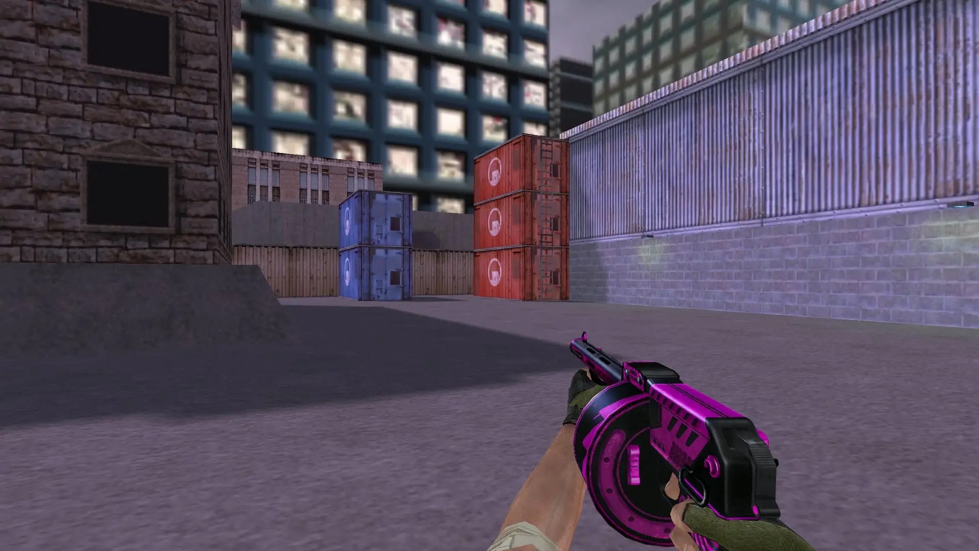 XM1014 — Neon Pink Set — cs_assault (first person)