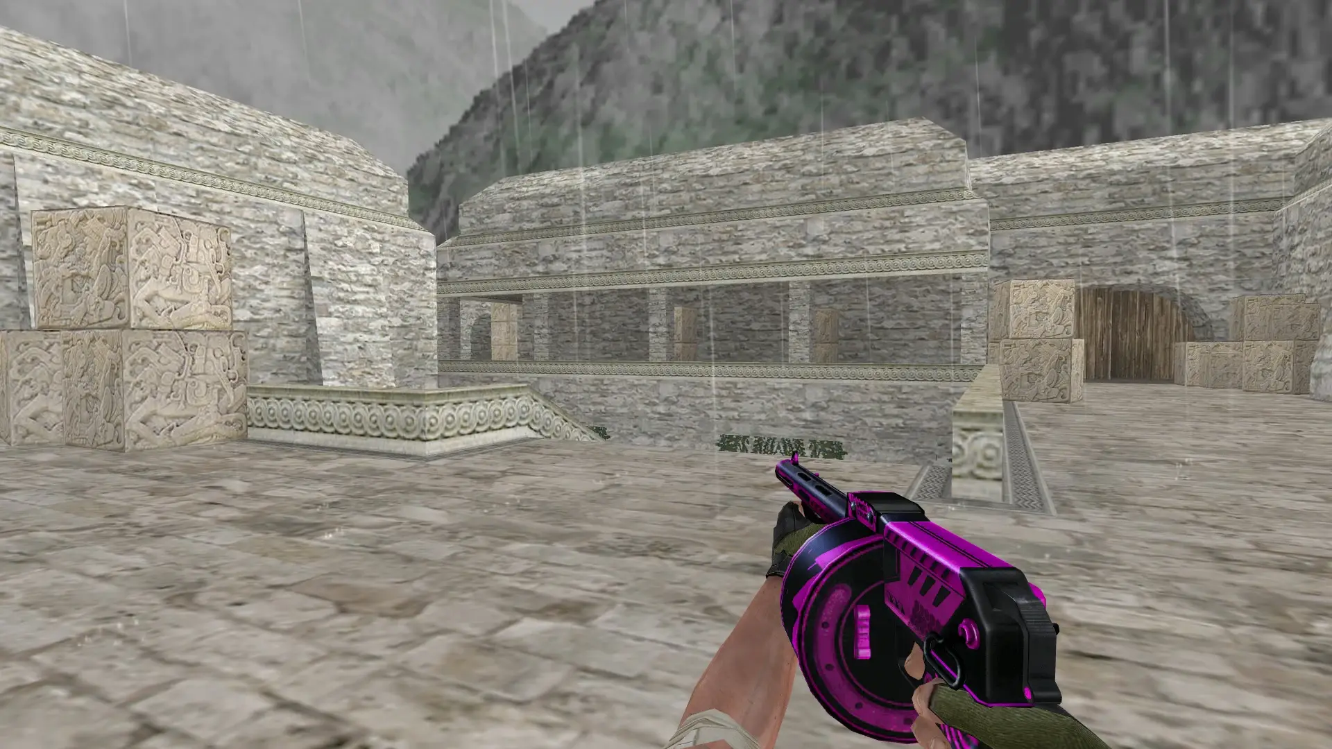 XM1014 — Neon Pink Set — de_aztec (first person)