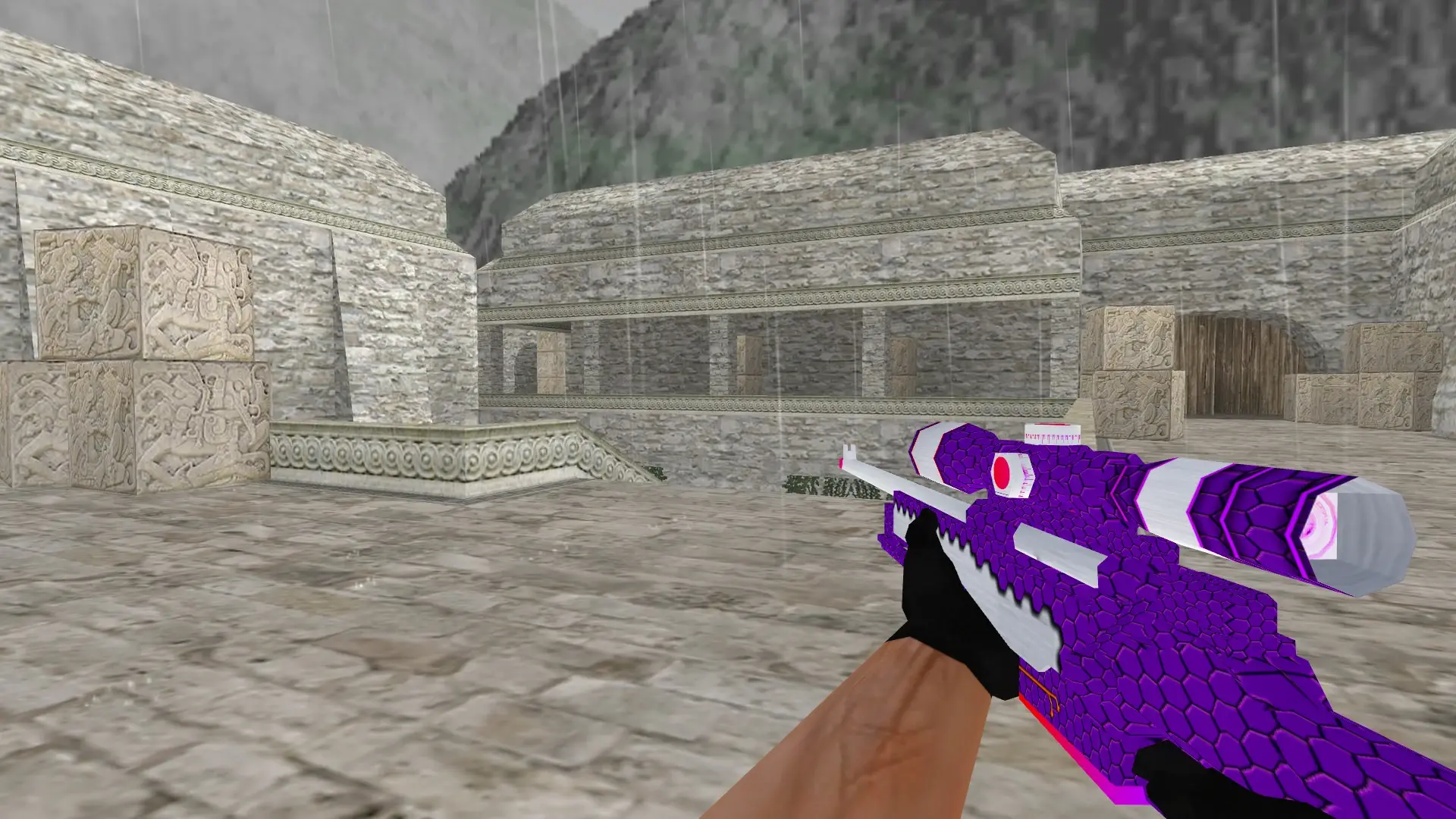 AWP — New Technology Weapon Pack — de_aztec (first person)