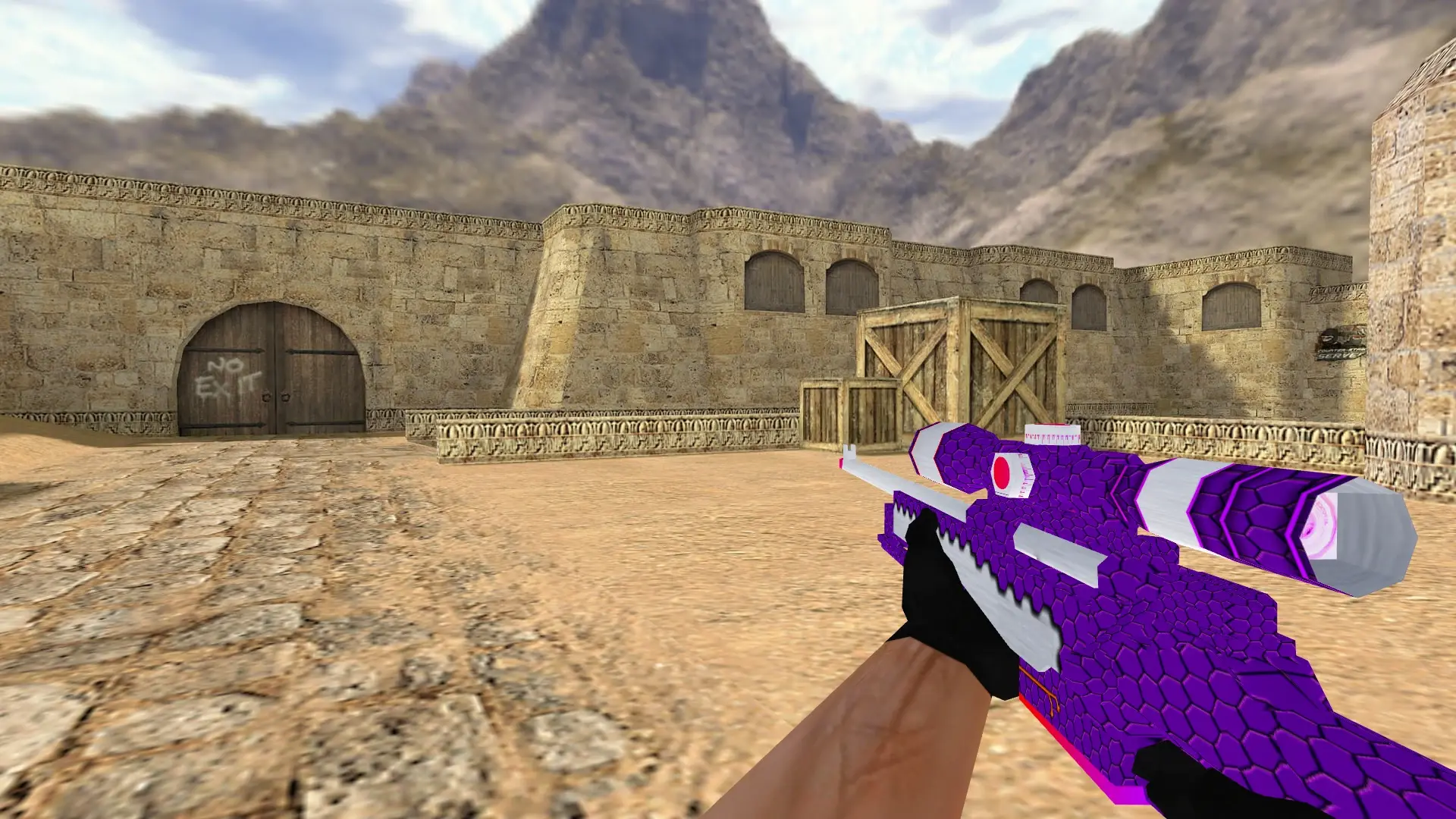 AWP — New Technology Weapon Pack — de_dust2 (first person)