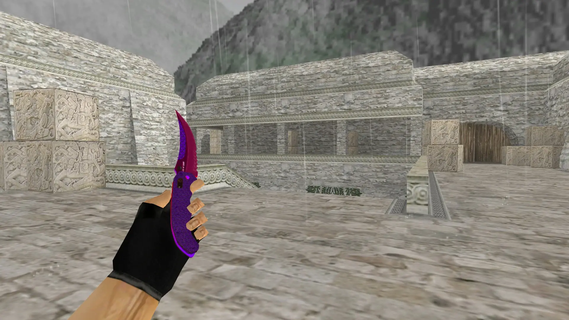 Knife — New Technology Weapon Pack — de_aztec (first person)