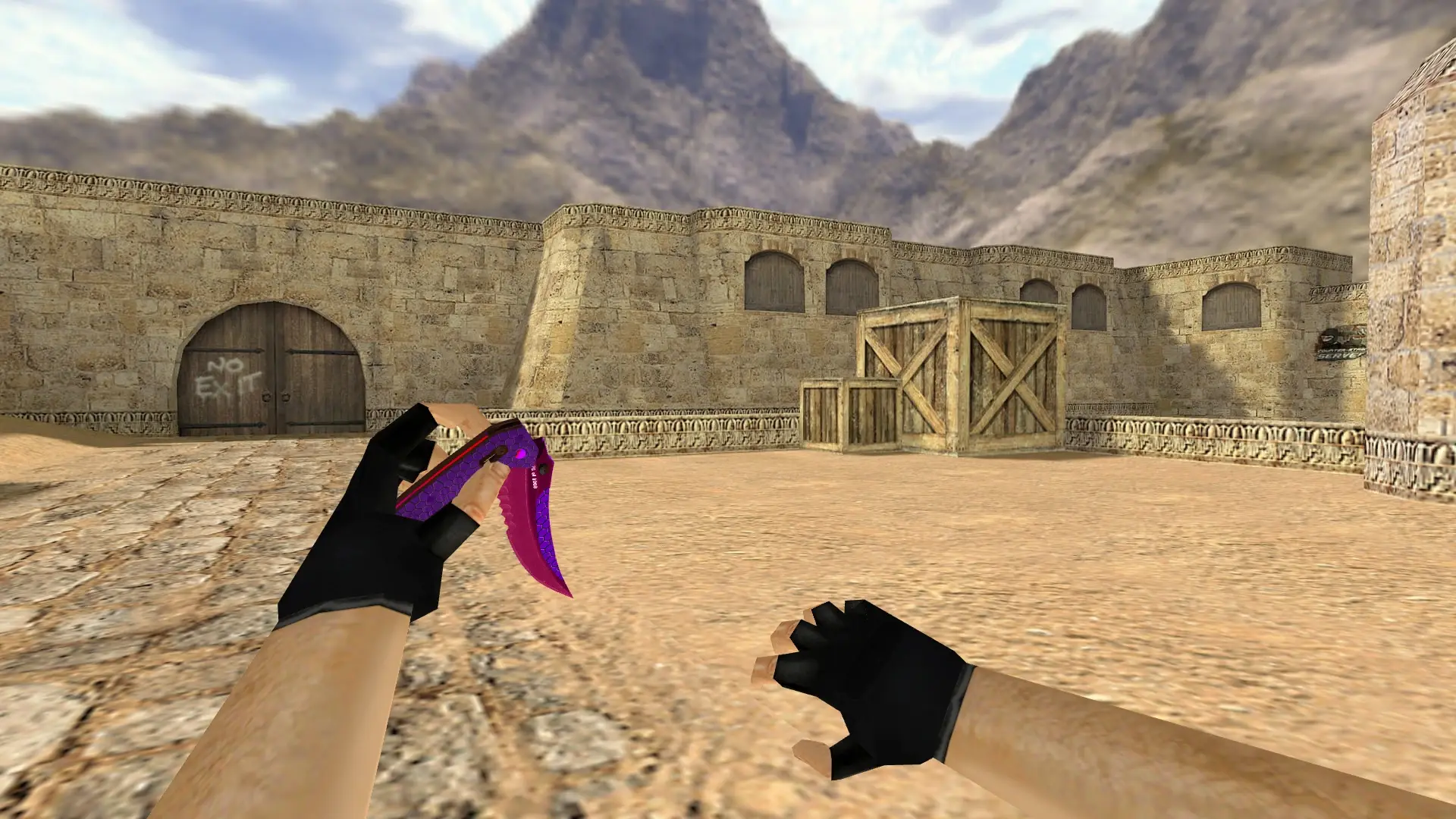 Knife — New Technology Weapon Pack — de_dust2 (first person)