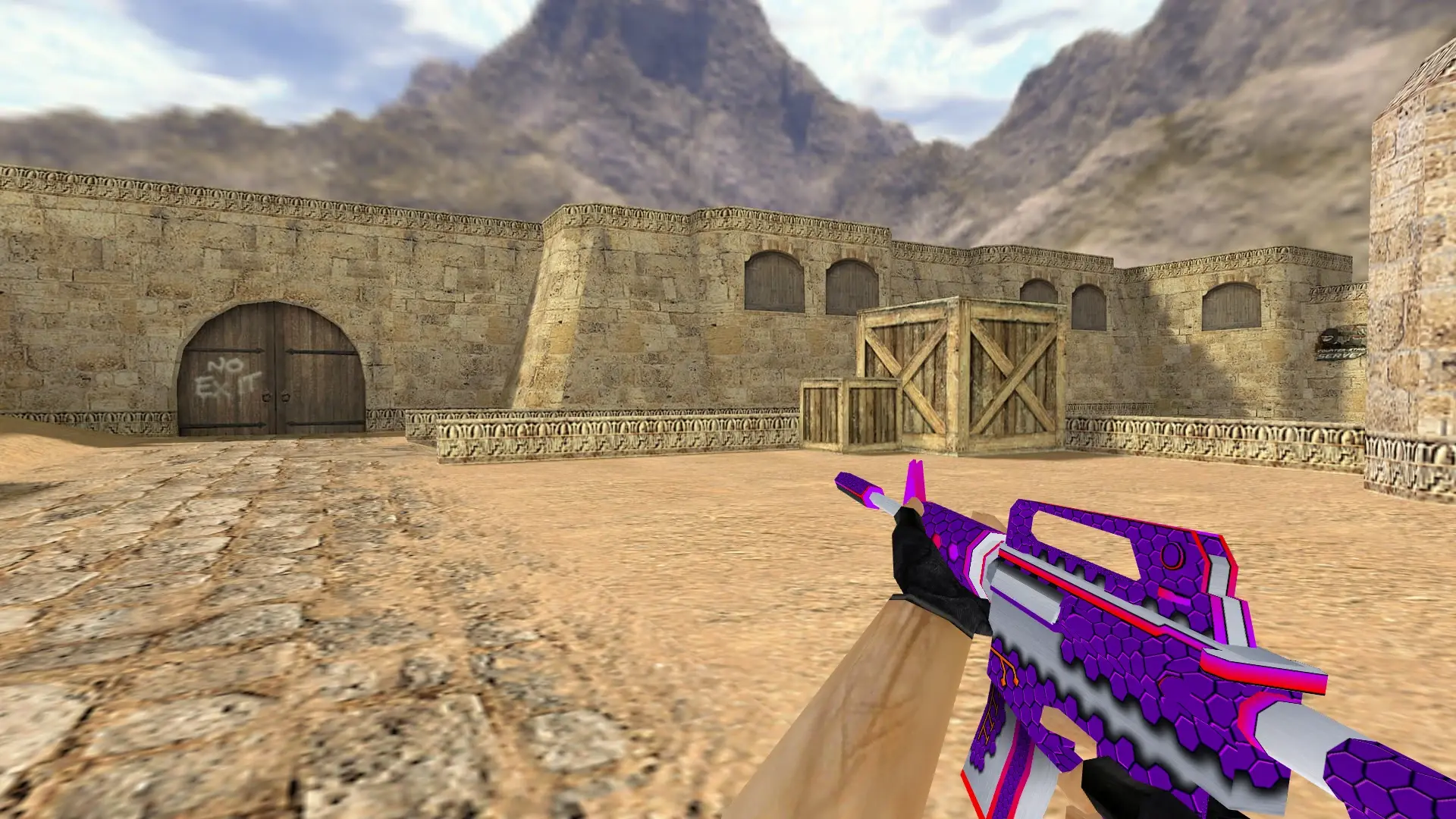 M4A1 — New Technology Weapon Pack — de_dust2 (first person)