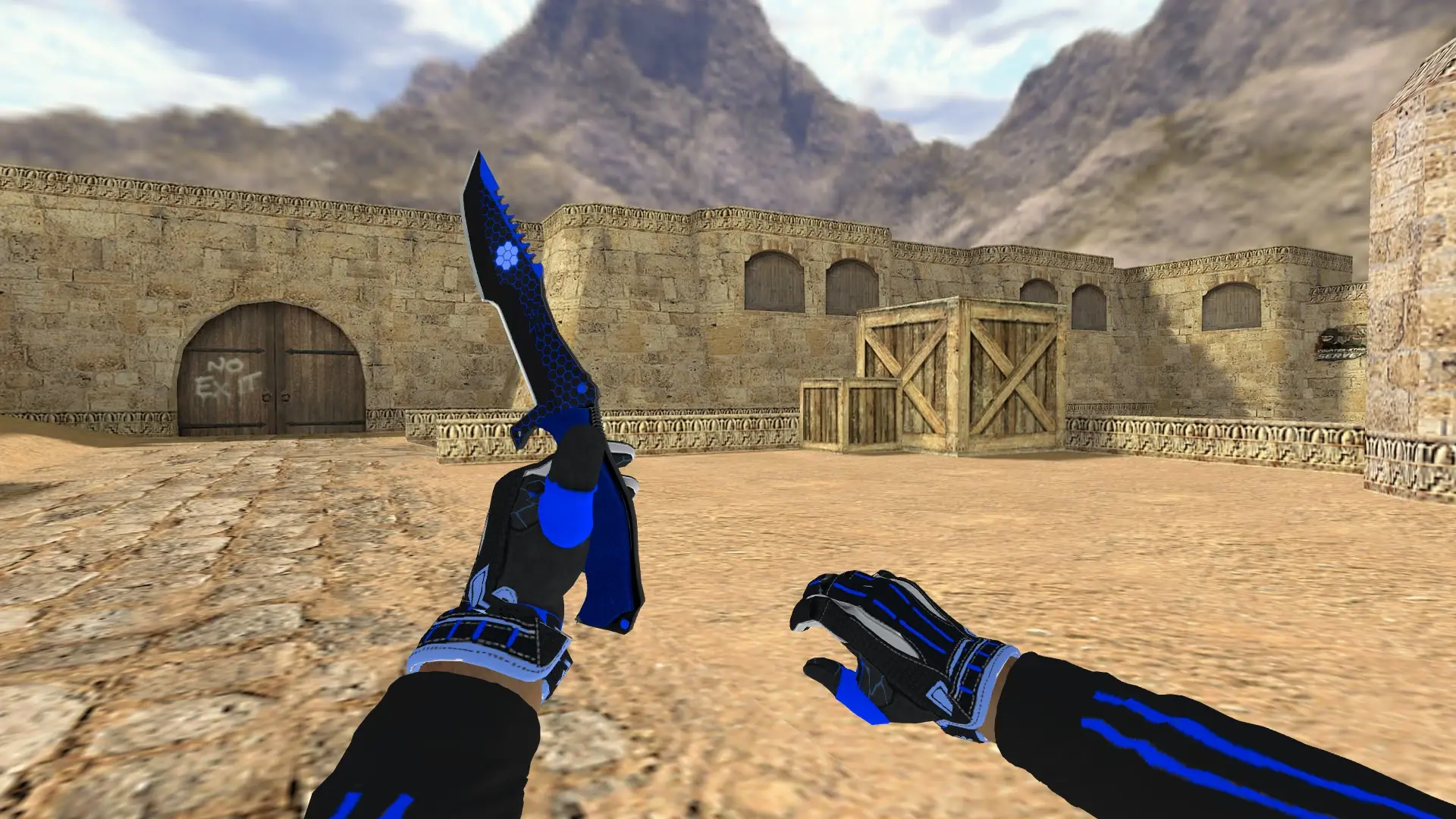 Knife — Nexon Technologies Pack — de_dust2 (first person)