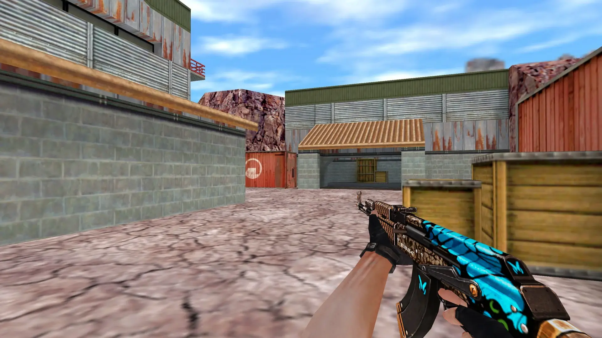 AK-47 — Butterfly Weapon Pack — de_nuke (first person)