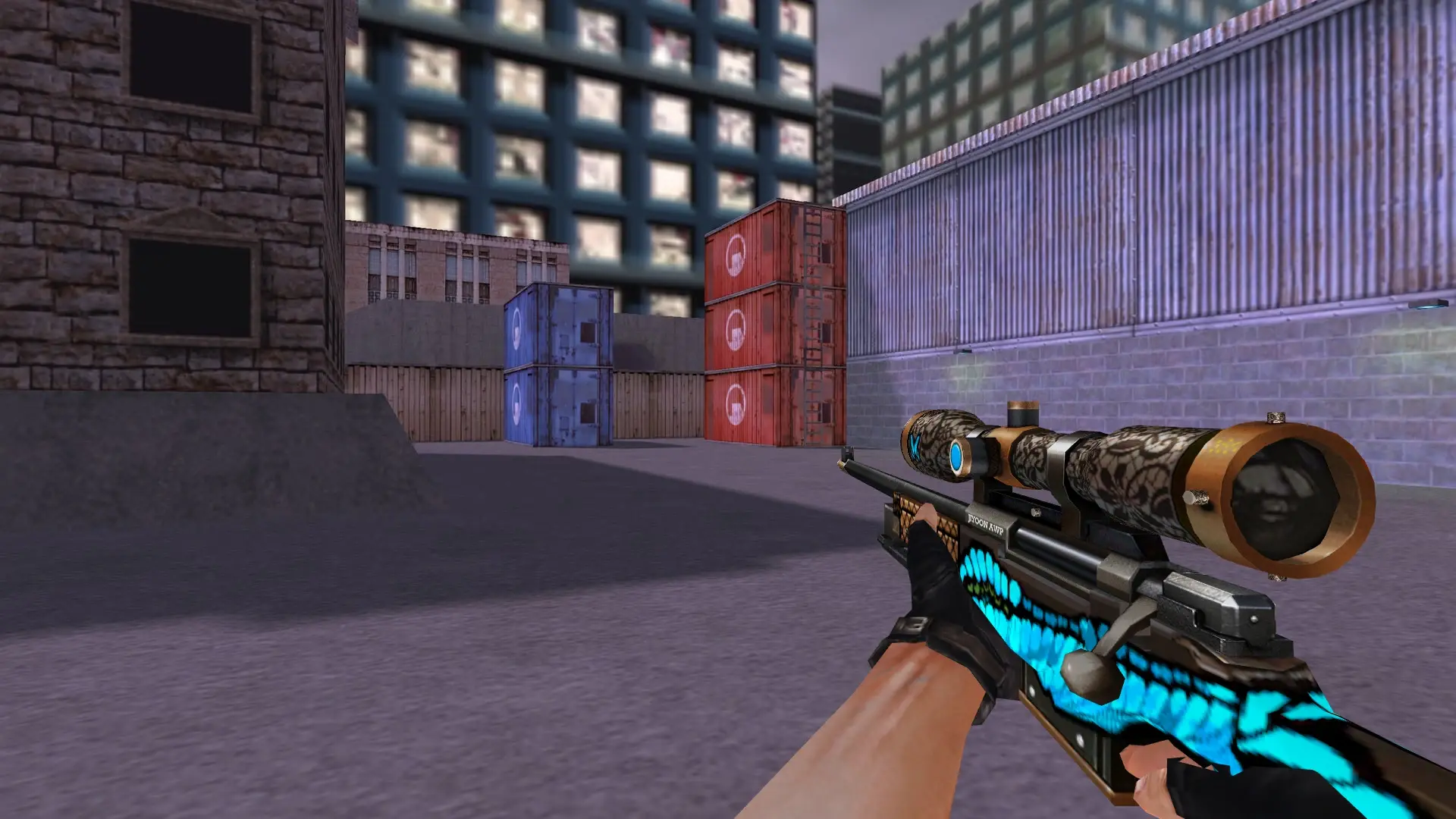 AWP — Butterfly Weapon Pack — cs_assault (first person)