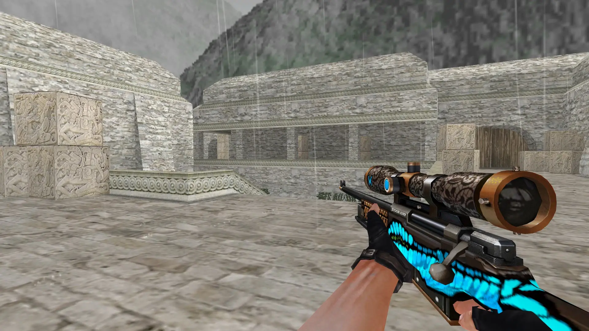 AWP — Butterfly Weapon Pack — de_aztec (first person)