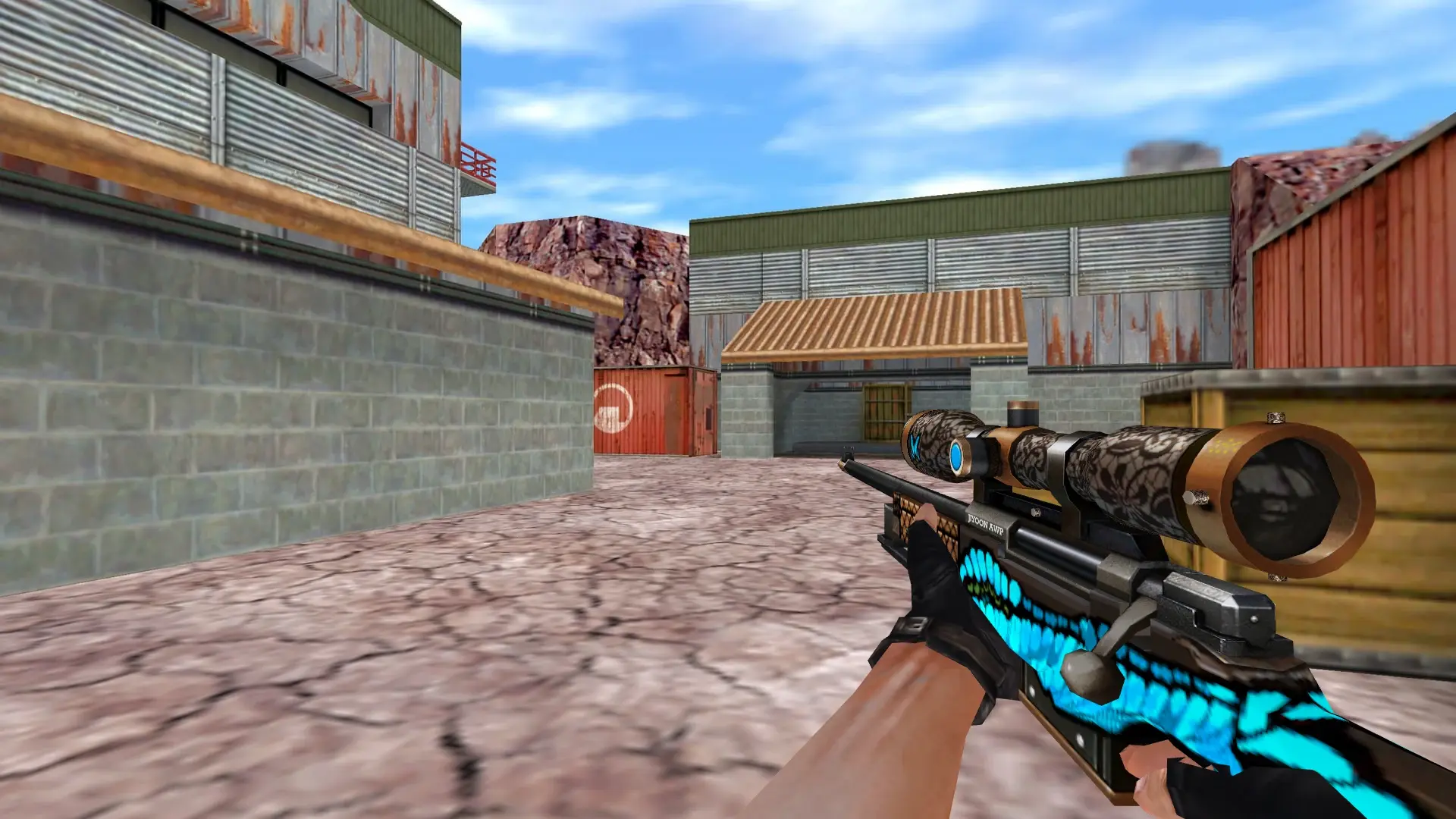 AWP — Butterfly Weapon Pack — de_nuke (first person)
