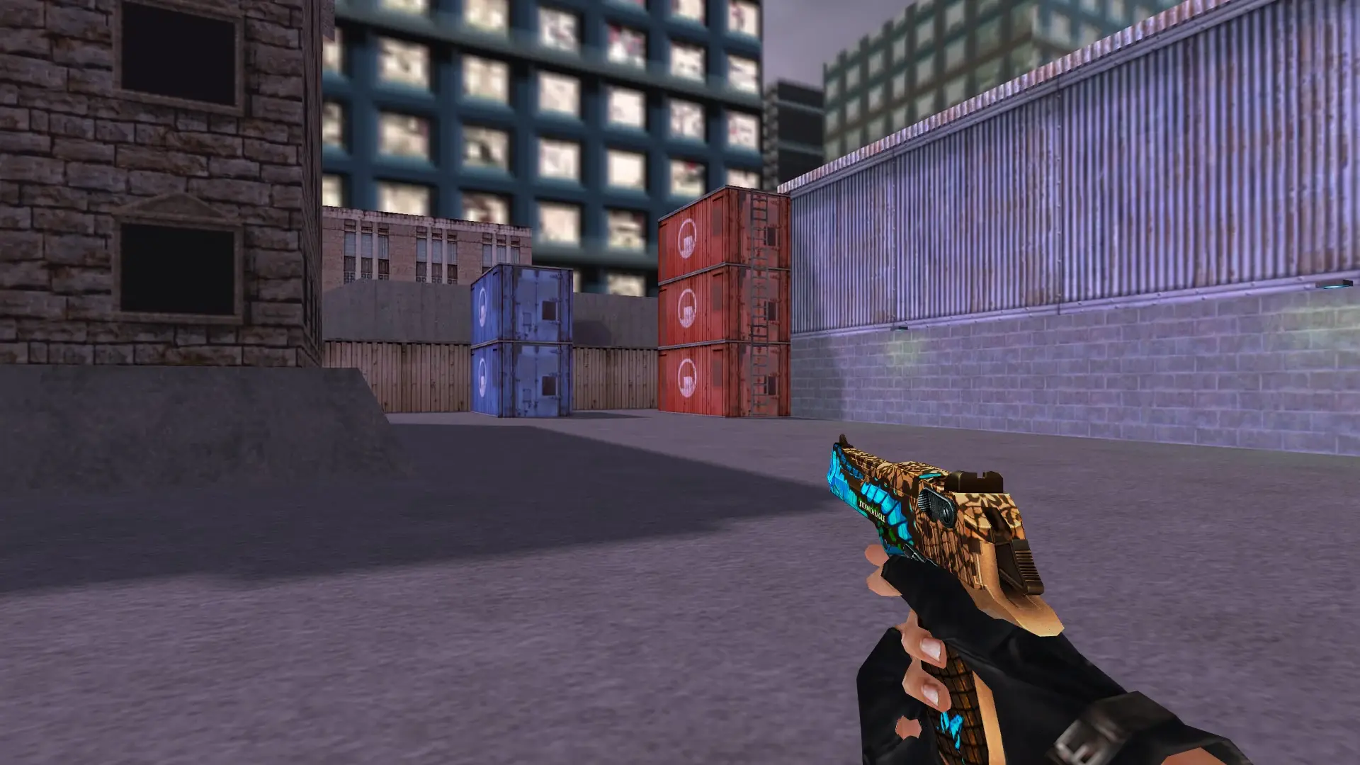 Desert Eagle — Butterfly Weapon Pack — cs_assault (first person)