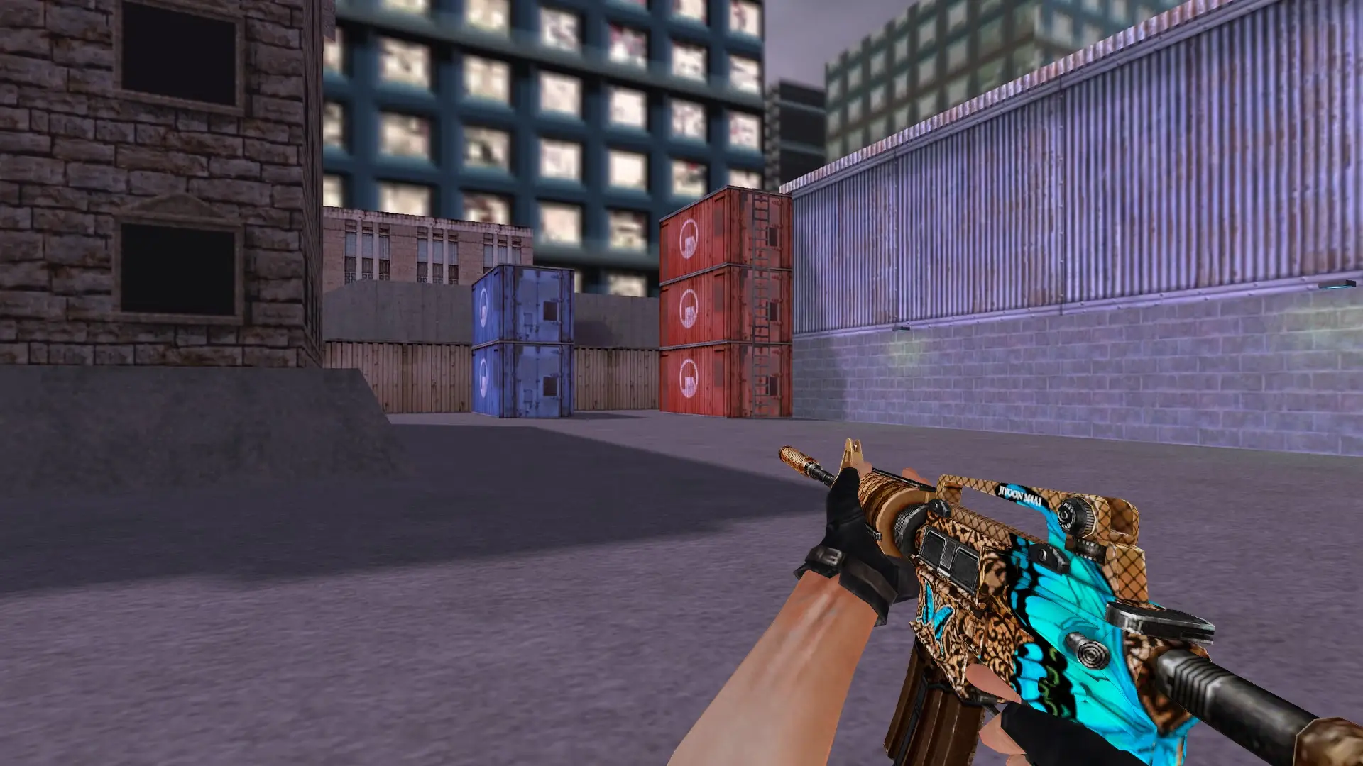 M4A1 — Butterfly Weapon Pack — cs_assault (first person)