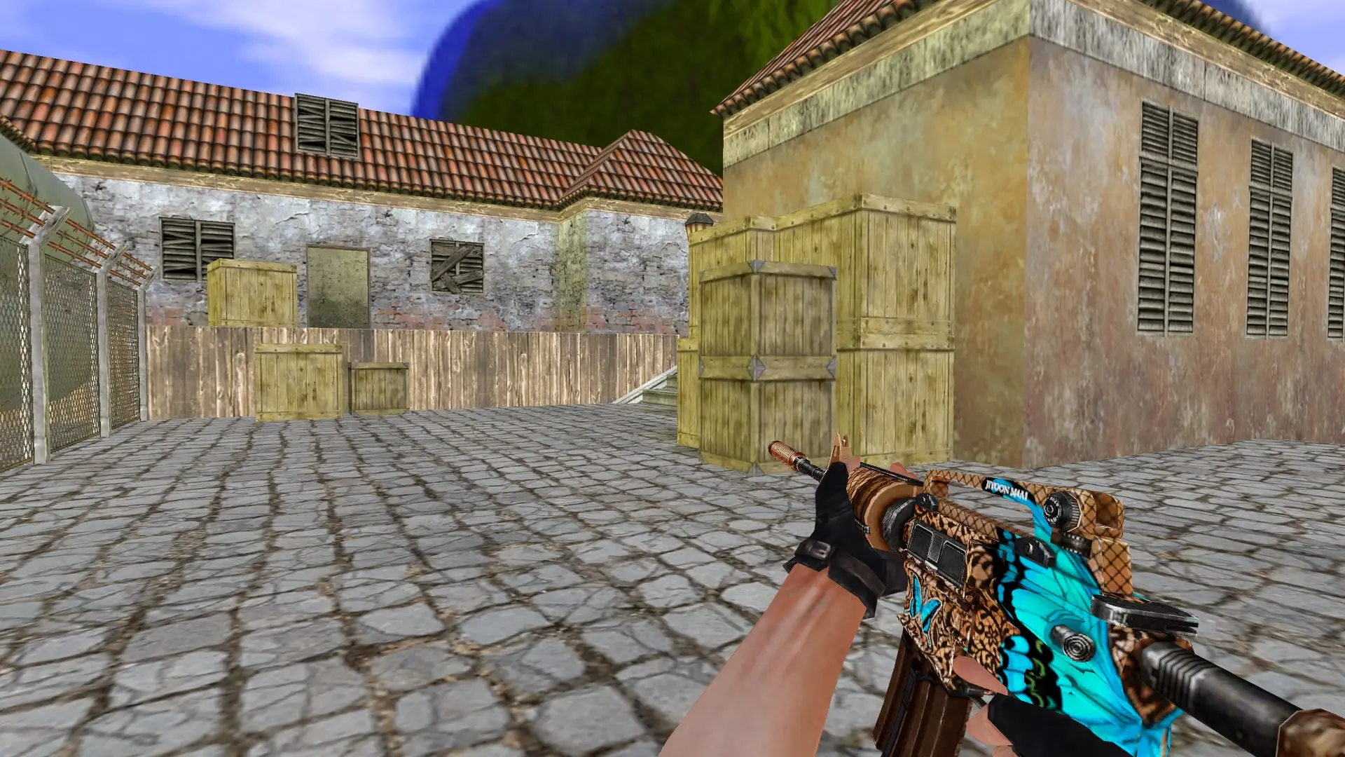 M4A1 — Butterfly Weapon Pack — de_inferno (first person)