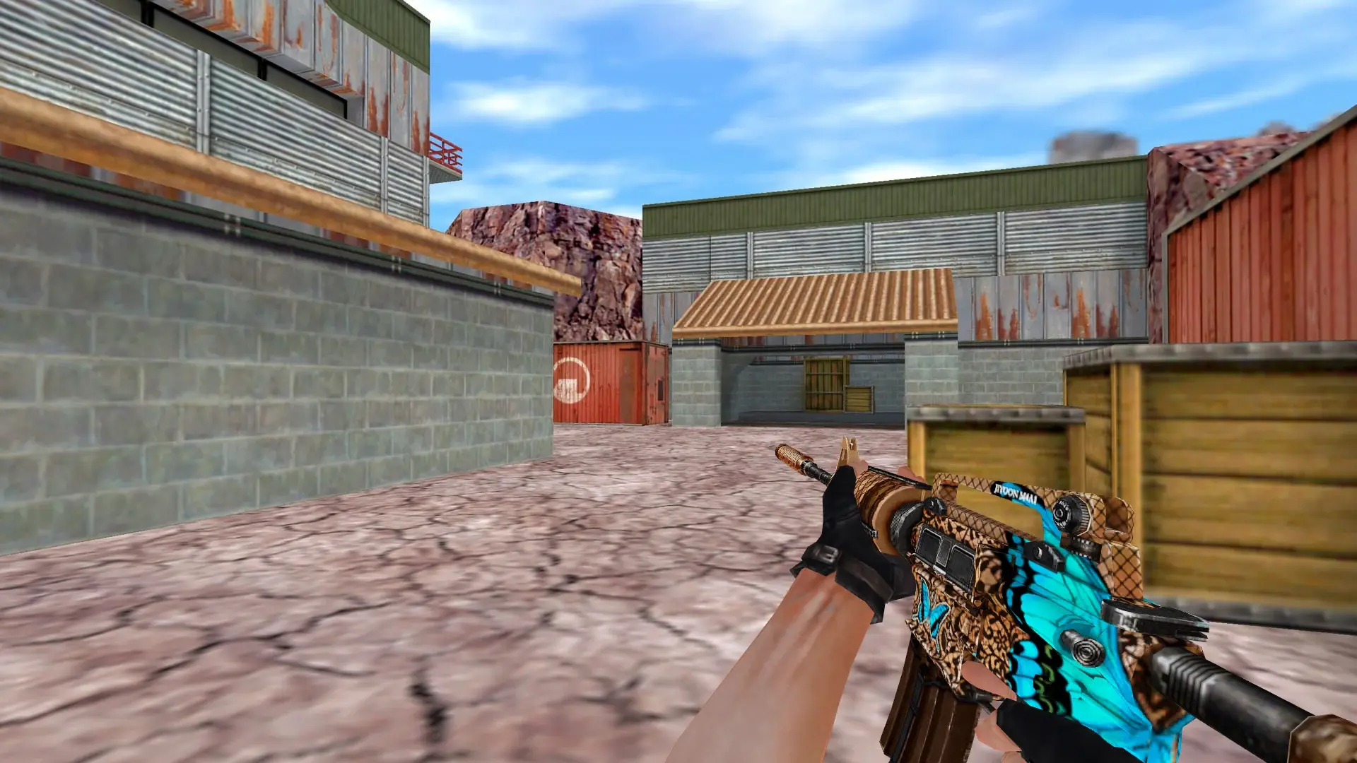 M4A1 — Butterfly Weapon Pack — de_nuke (first person)