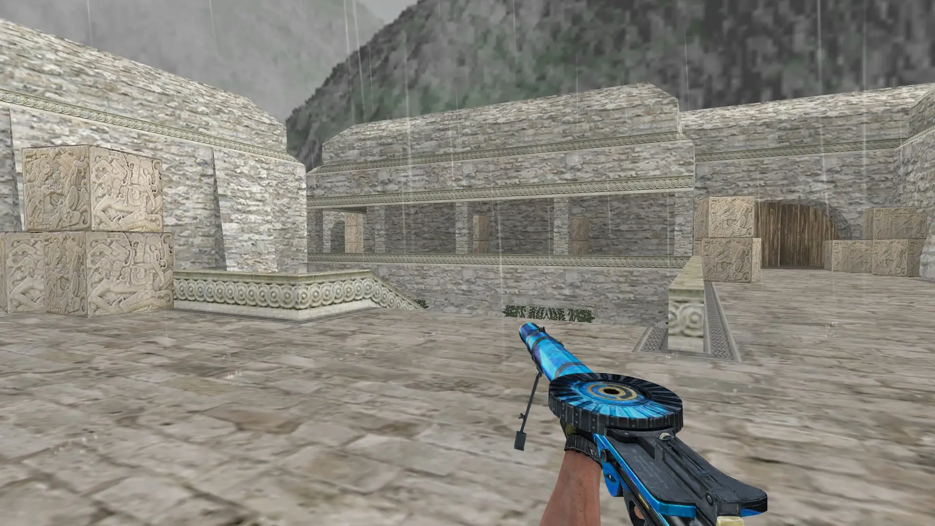 M249: Chill Weapon Set — de_aztec (first person)