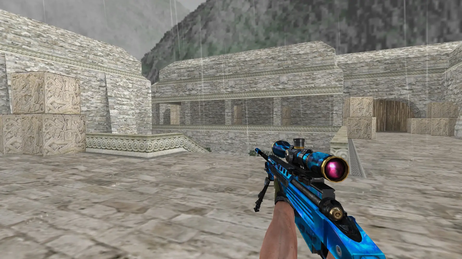 Scout: Chill Weapon Set — de_aztec (first person)