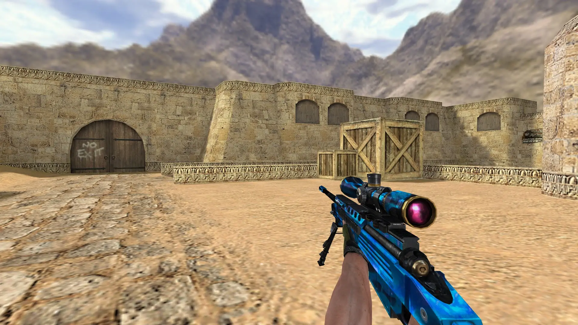 Scout: Chill Weapon Set — de_dust2 (first person)
