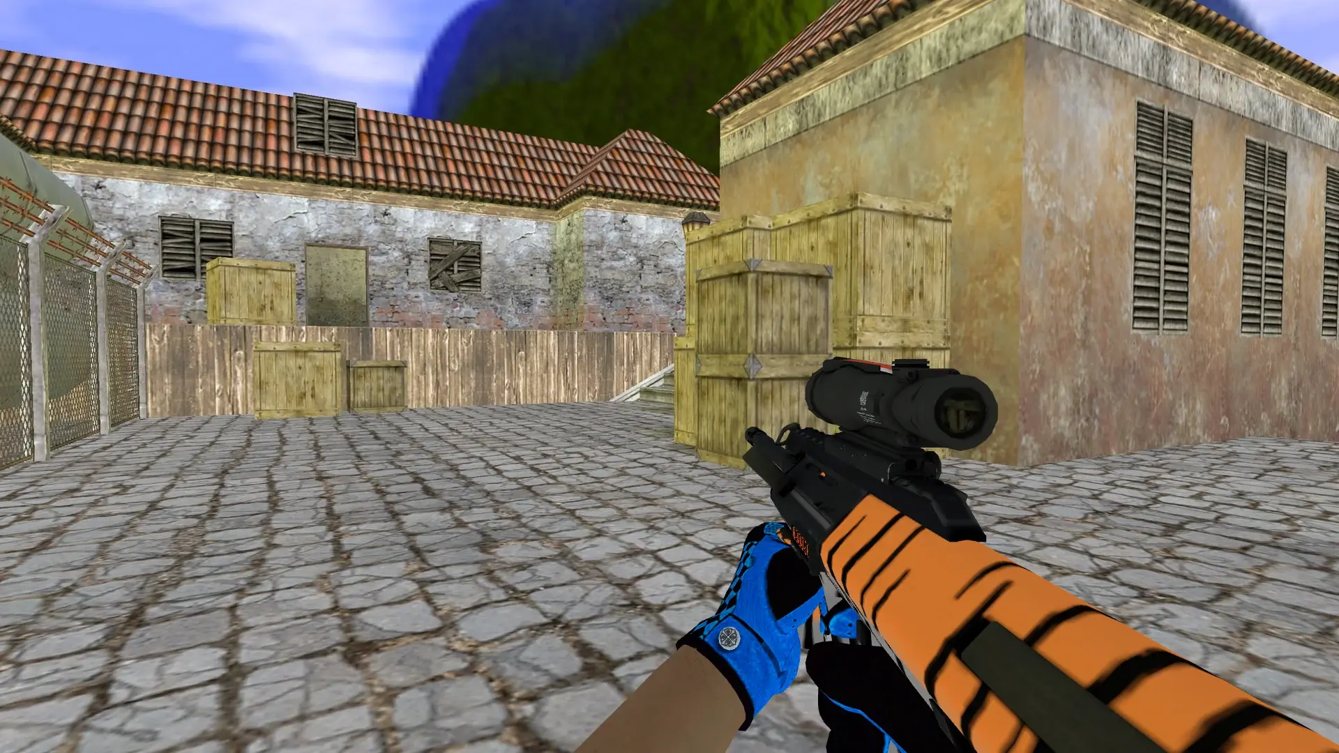 AUG — Pandora's Box Gloves Pack — de_inferno (first person)