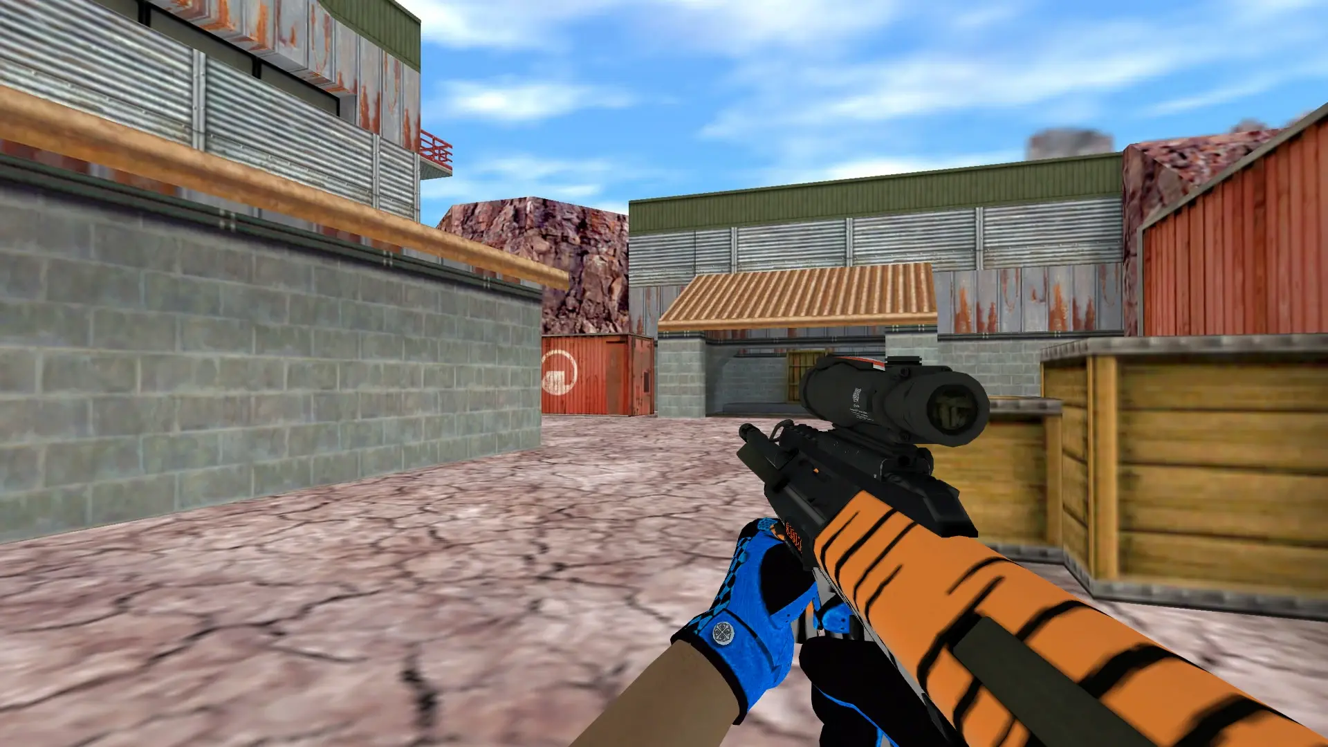 AUG — Pandora's Box Gloves Pack — de_nuke (first person)