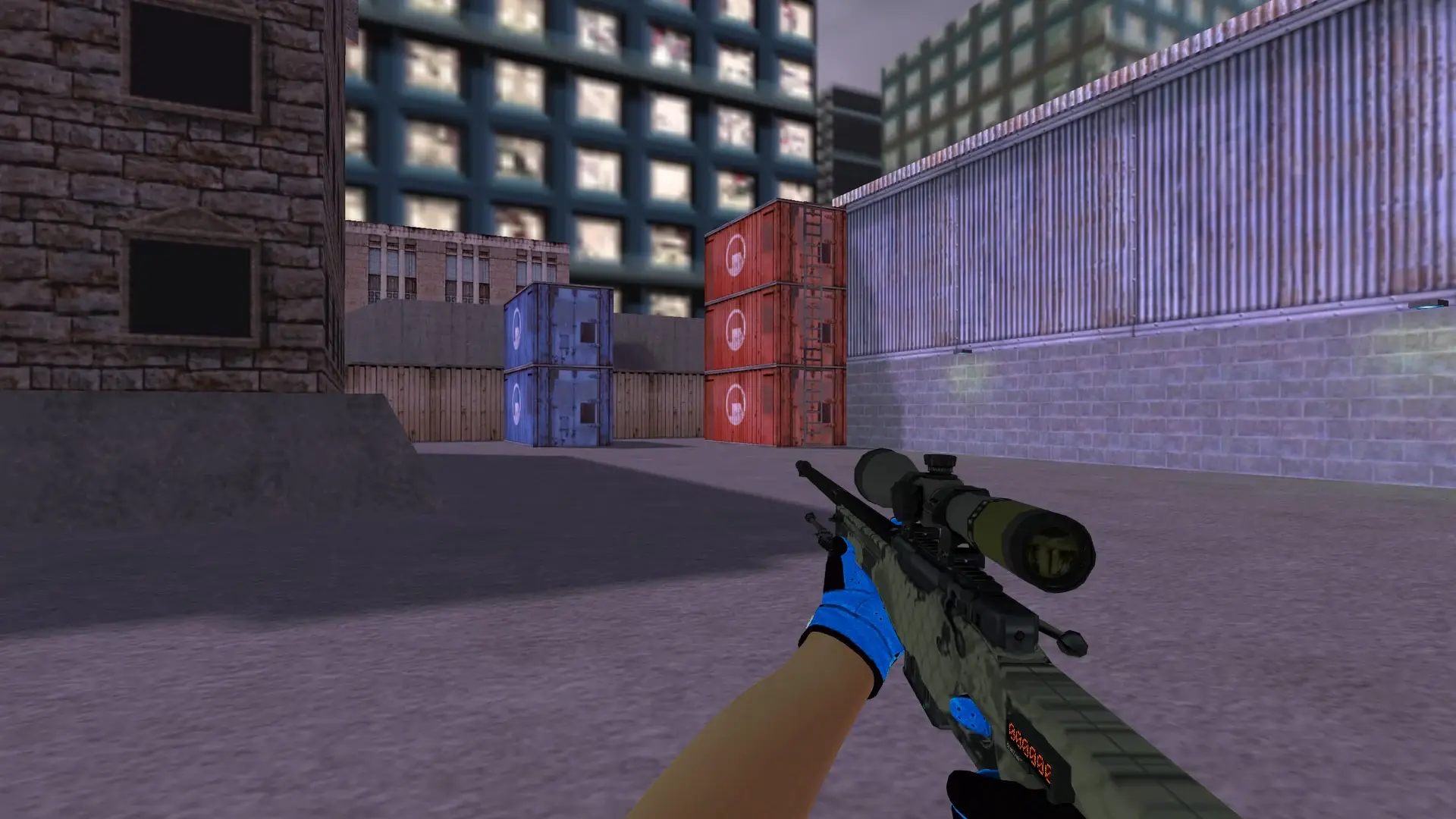 AWP — Pandora's Box Gloves Pack — cs_assault (first person)