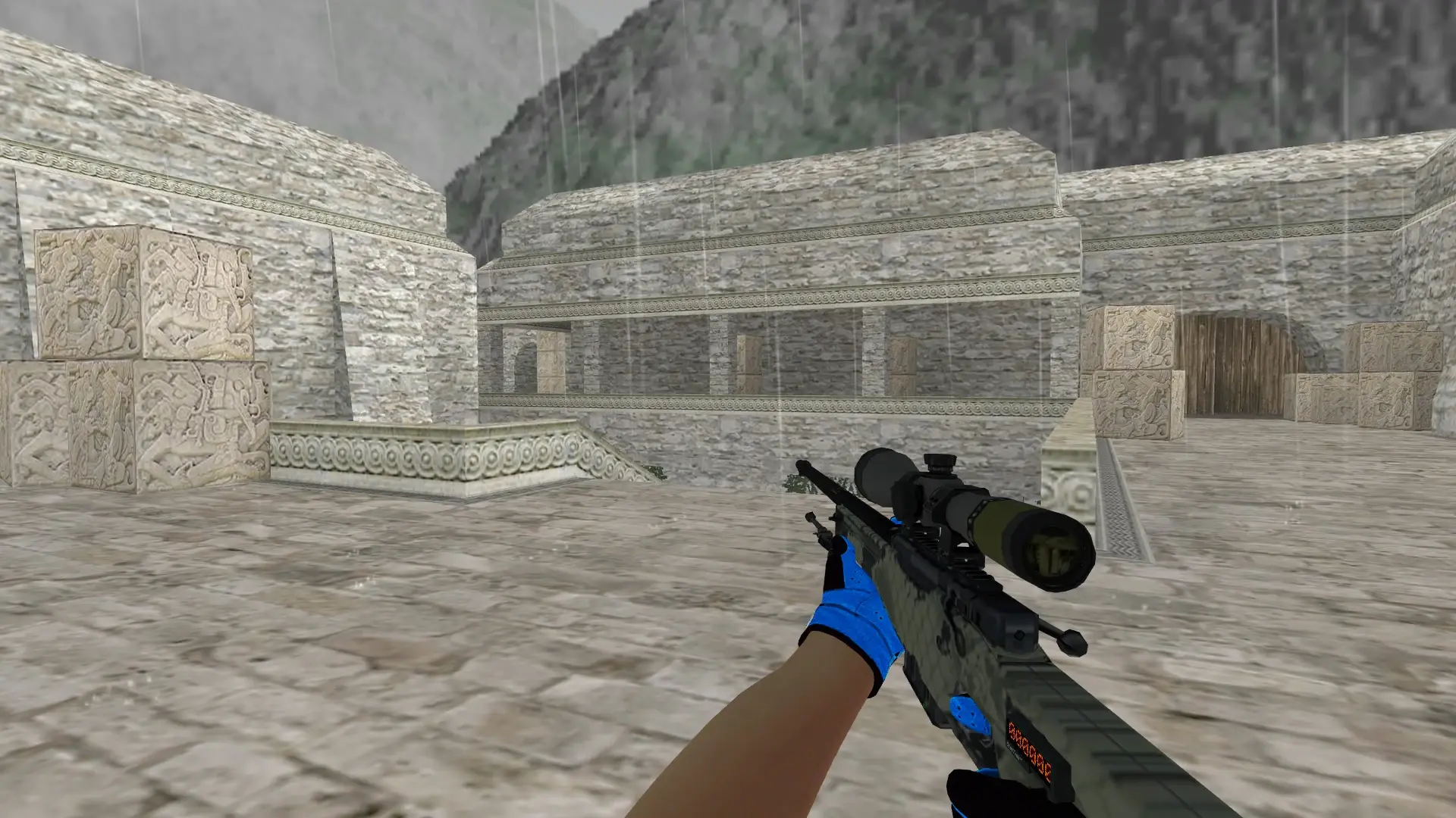 AWP — Pandora's Box Gloves Pack — de_aztec (first person)