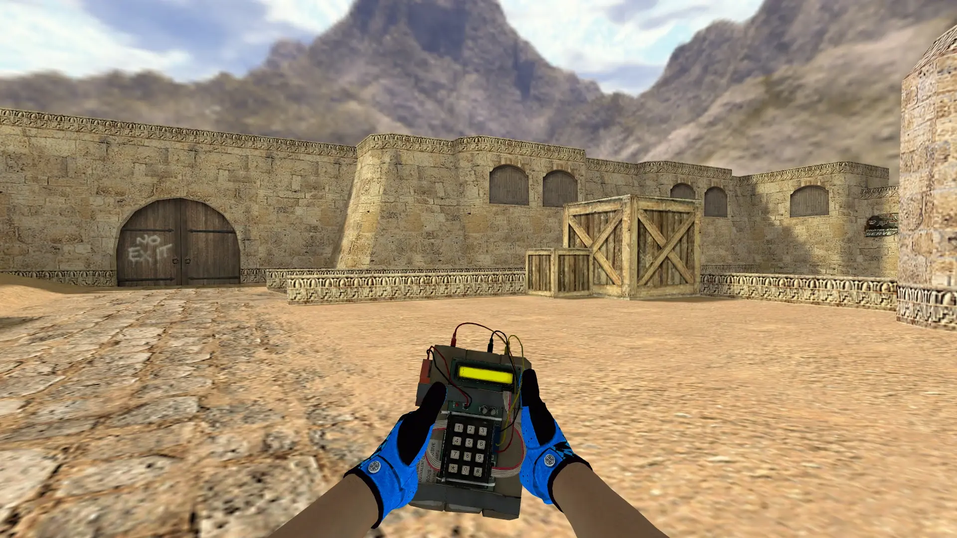 C4 — Pandora's Box Gloves Pack — de_dust2 (first person)