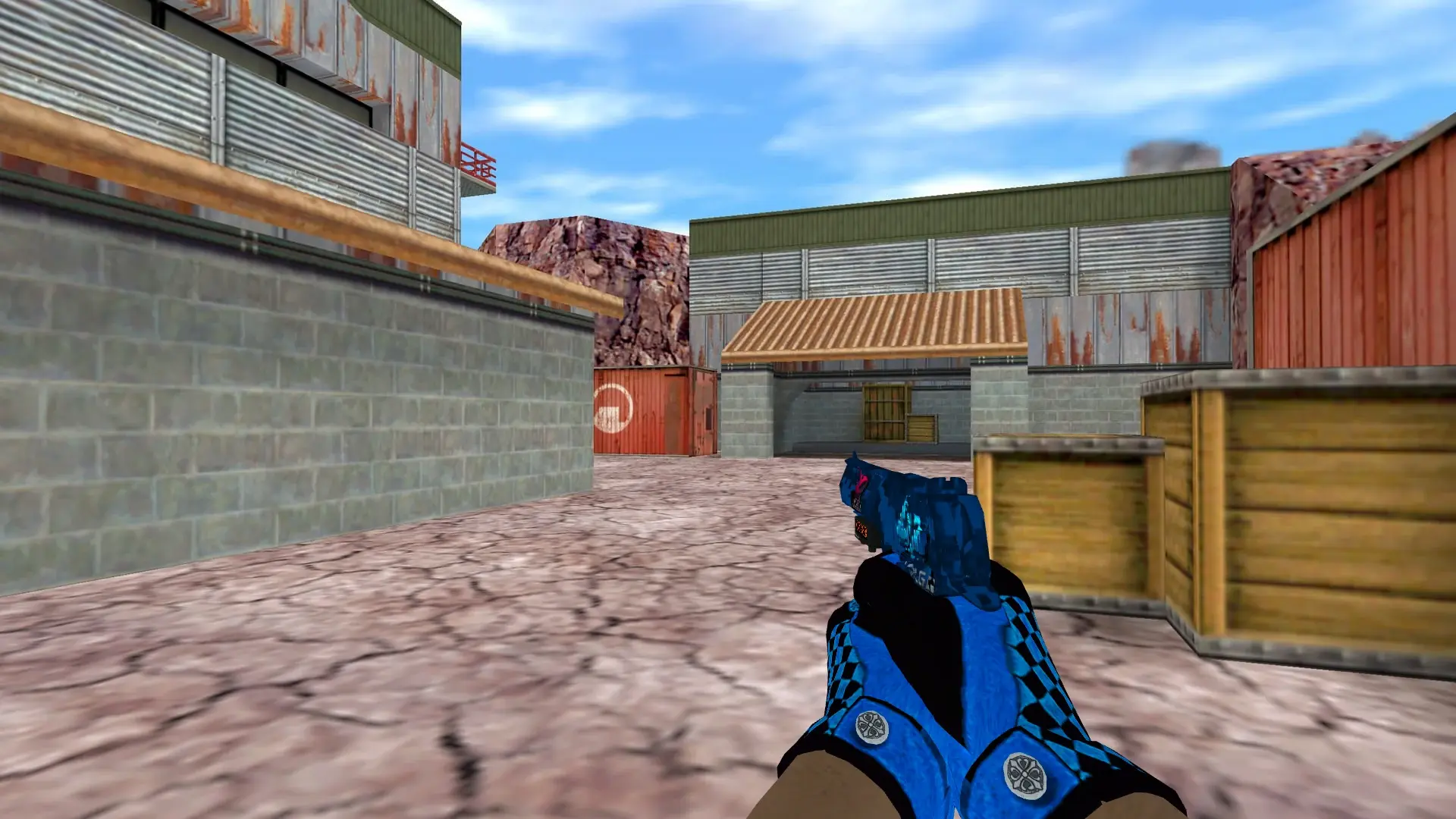Desert Eagle — Pandora's Box Gloves Pack — de_nuke (first person)