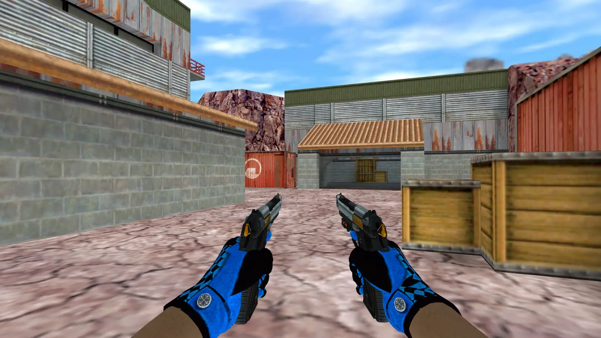 Dual Berettas — Pandora's Box Gloves Pack — de_nuke (first person)