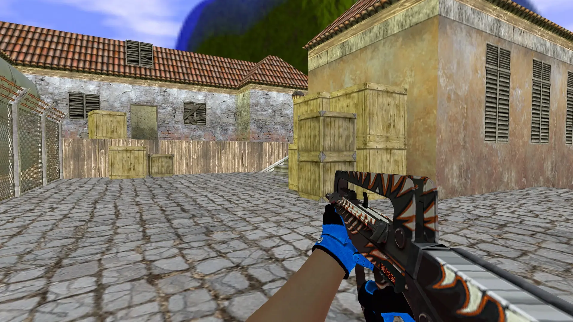 FAMAS — Pandora's Box Gloves Pack — de_inferno (first person)