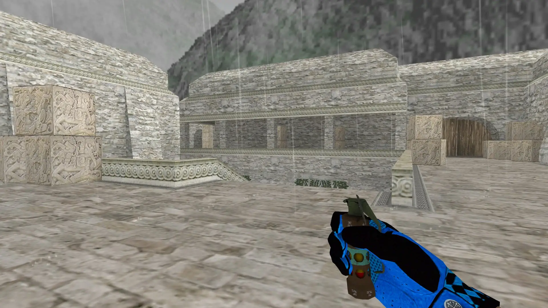 Flashbang — Pandora's Box Gloves Pack — de_aztec (first person)