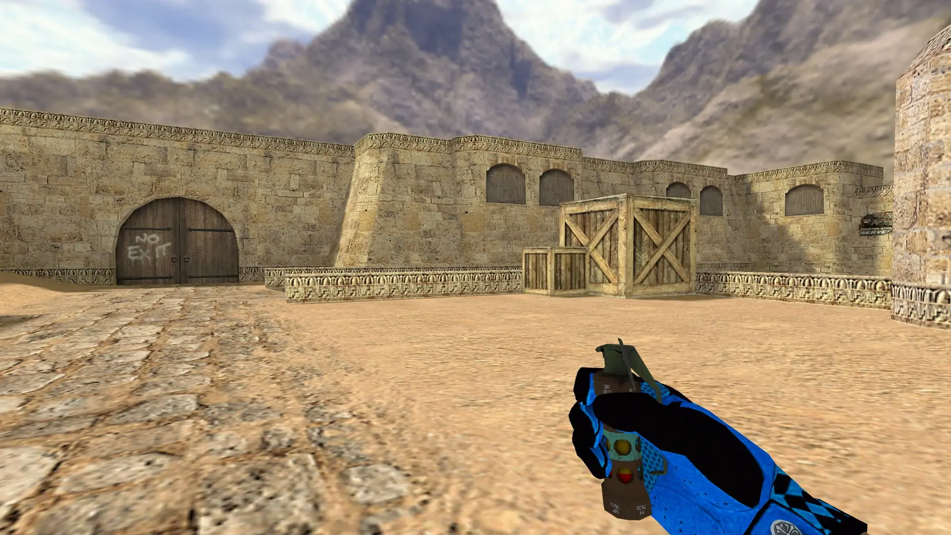 Flashbang — Pandora's Box Gloves Pack — de_dust2 (first person)
