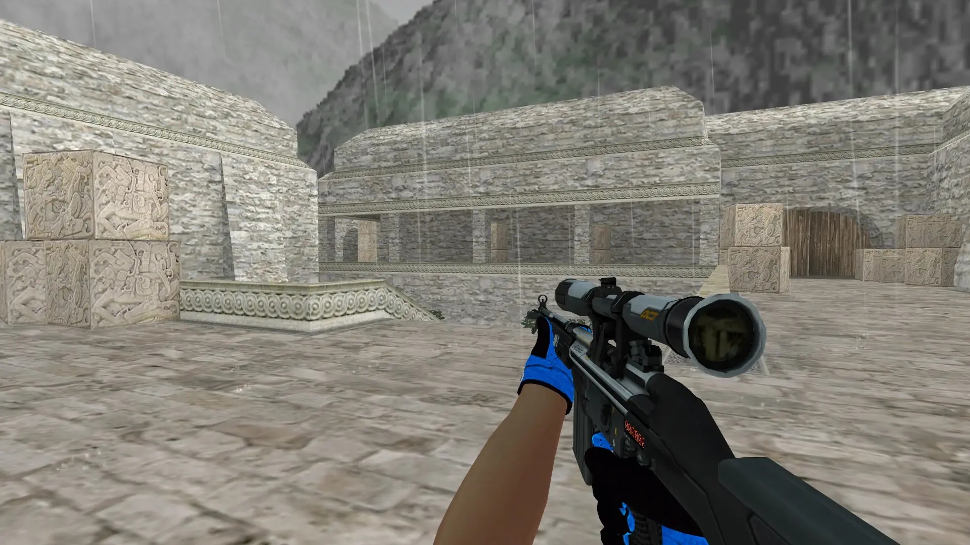 G3SG1 — Pandora's Box Gloves Pack — de_aztec (first person)