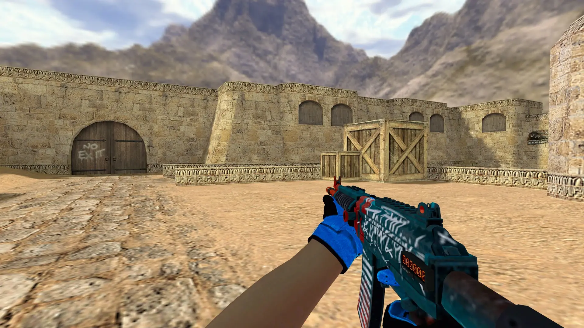 Galil AR — Pandora's Box Gloves Pack — de_dust2 (first person)