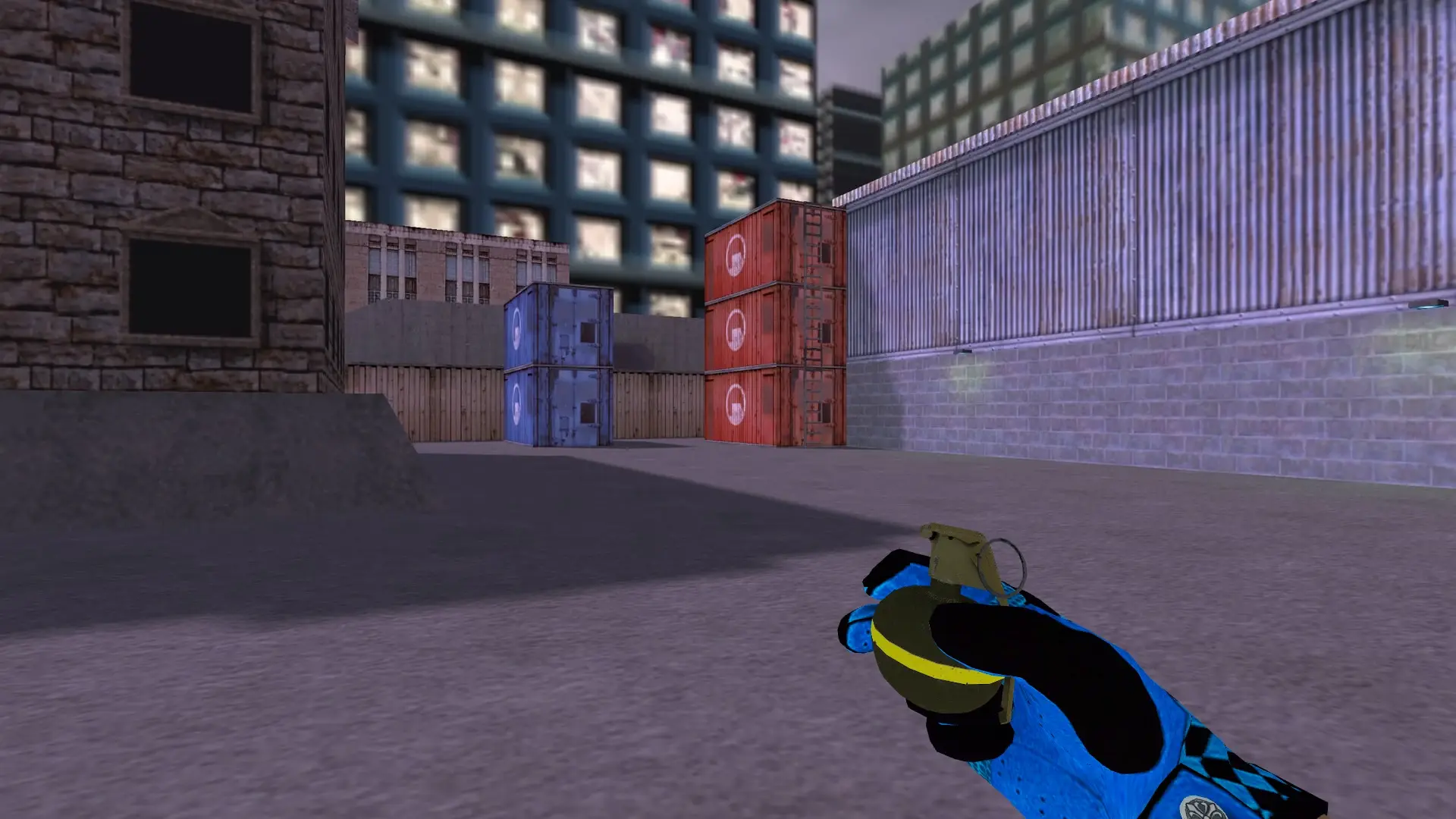 HE Grenade — Pandora's Box Gloves Pack — cs_assault (first person)