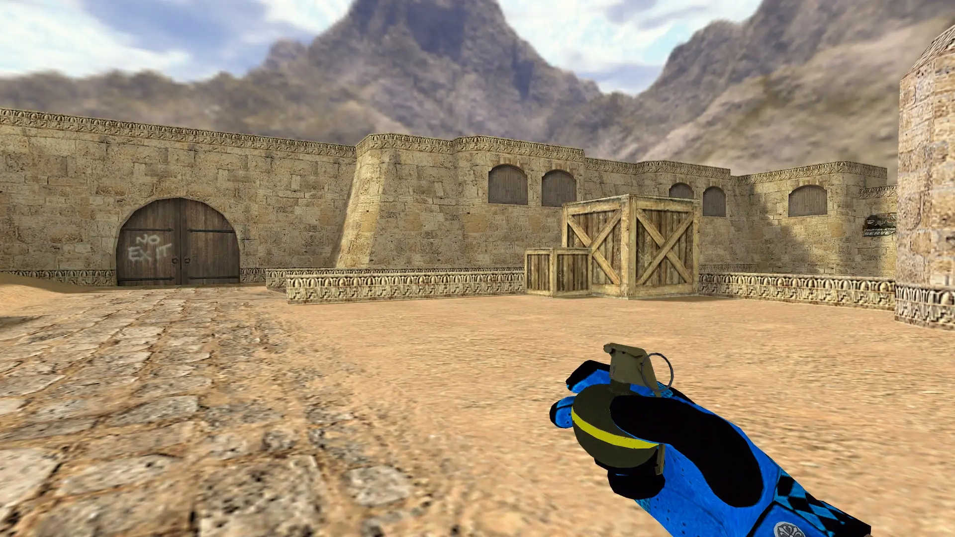 HE Grenade — Pandora's Box Gloves Pack — de_dust2 (first person)