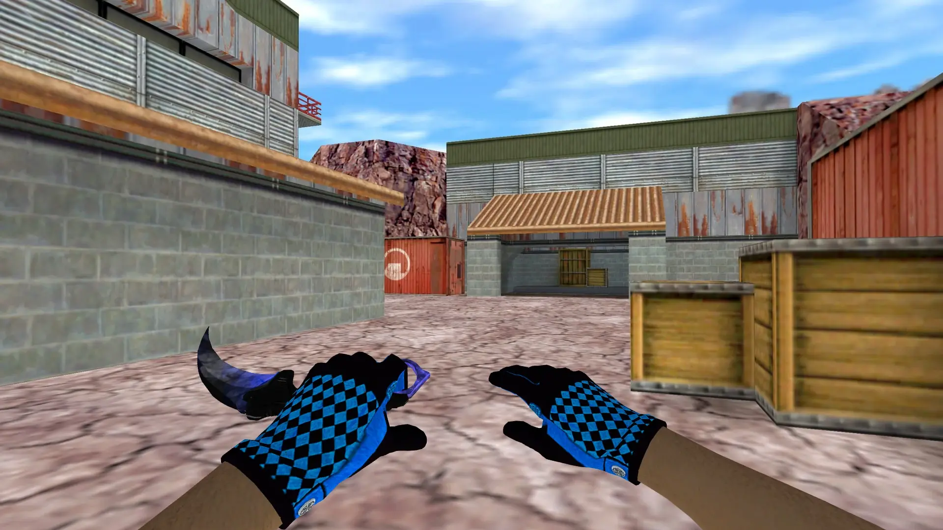 Knife — Pandora's Box Gloves Pack — de_nuke (first person)
