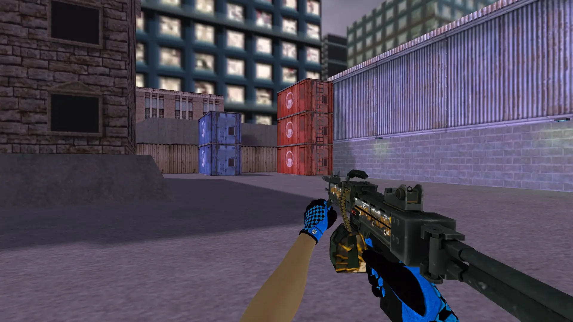 M249 — Pandora's Box Gloves Pack — cs_assault (first person)