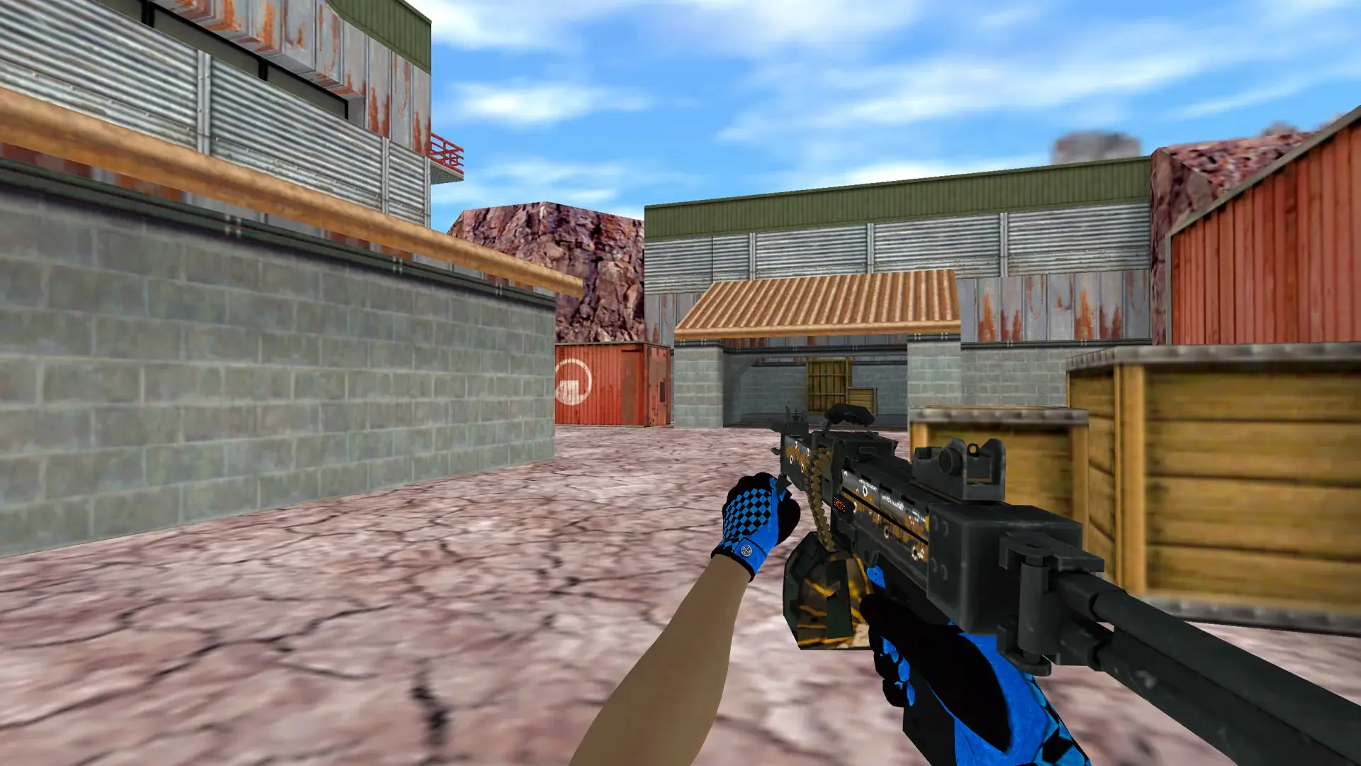 M249 — Pandora's Box Gloves Pack — de_nuke (first person)