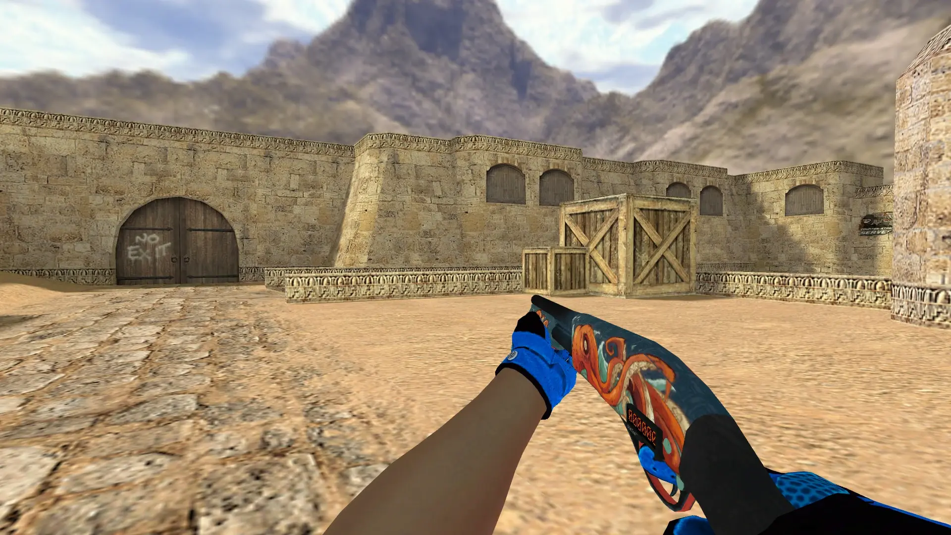 M3 — Pandora's Box Gloves Pack — de_dust2 (first person)