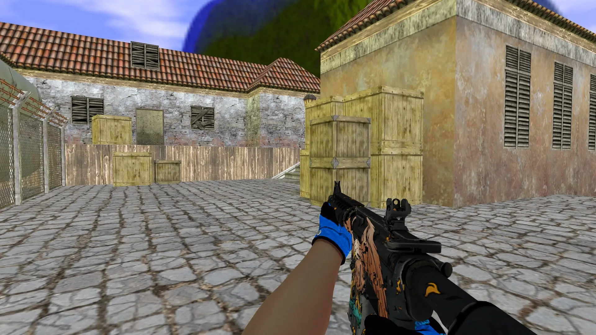 M4A1 — Pandora's Box Gloves Pack — de_inferno (first person)