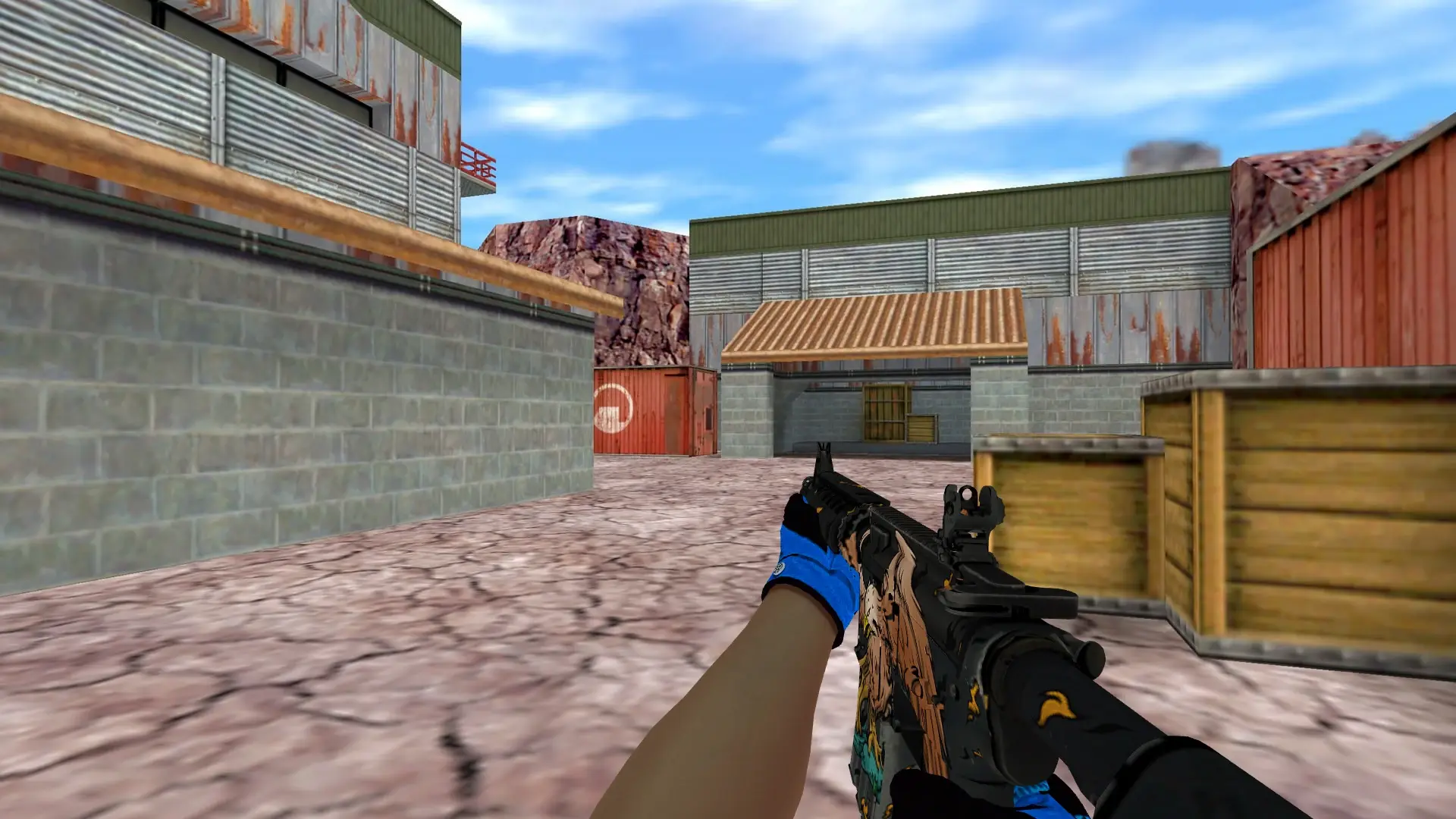 M4A1 — Pandora's Box Gloves Pack — de_nuke (first person)