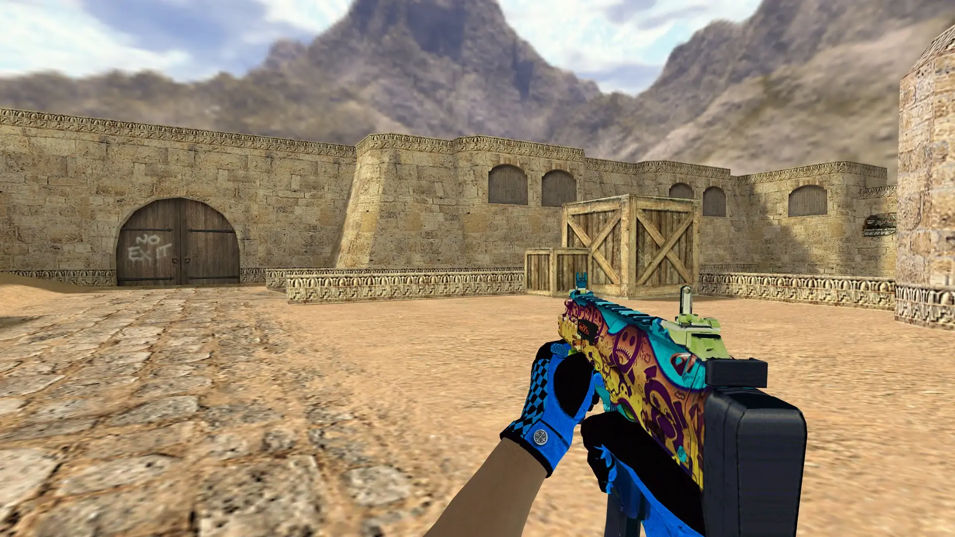 MP5 — Pandora's Box Gloves Pack — de_dust2 (first person)