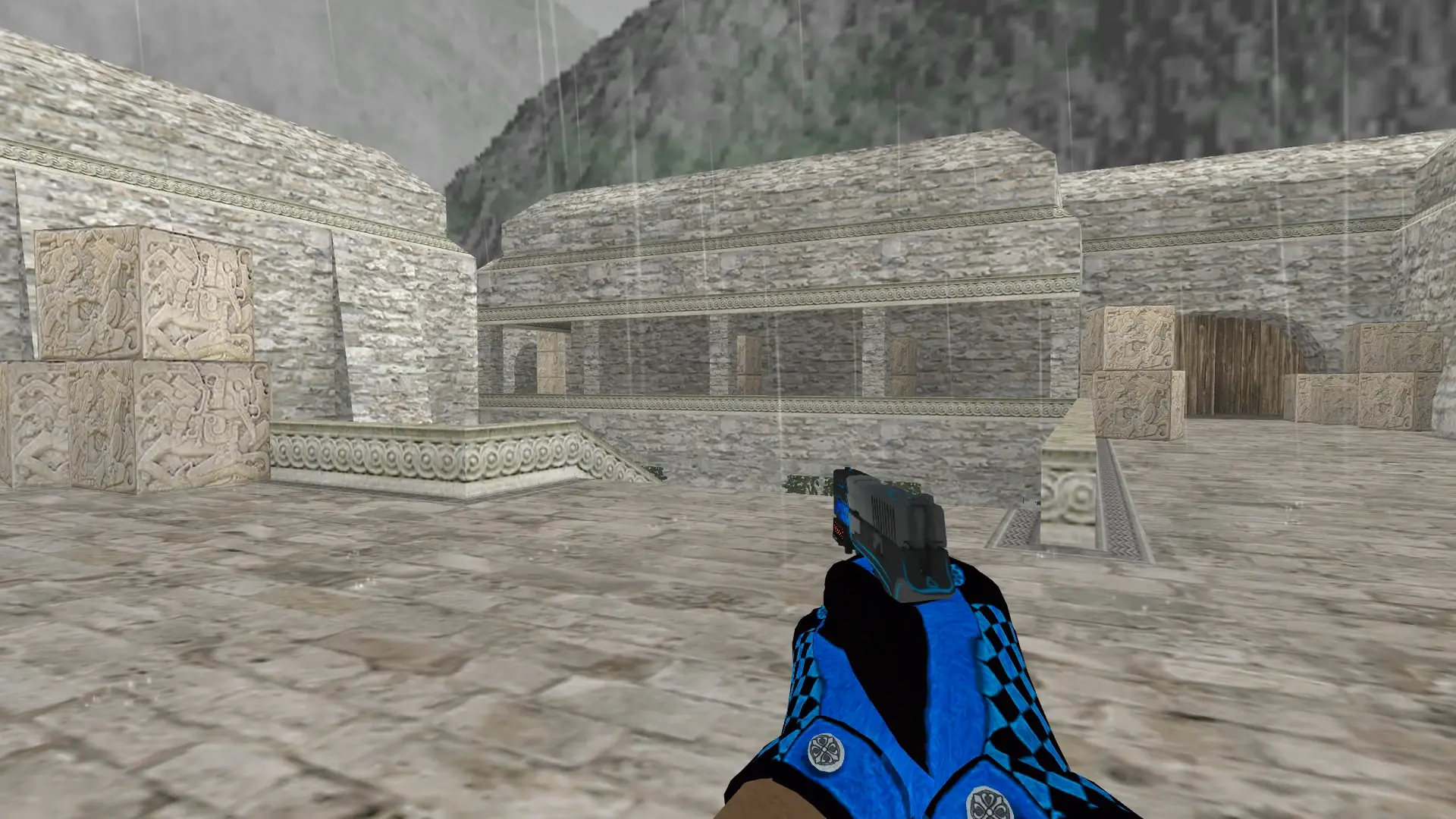 P228 — Pandora's Box Gloves Pack — de_aztec (first person)